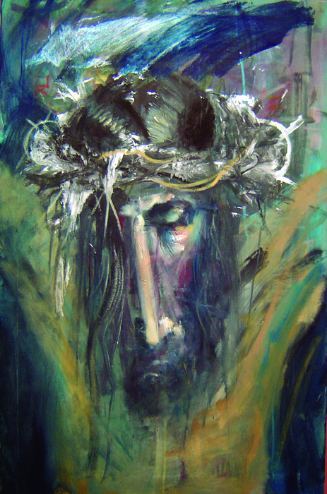 Cristo de Andre¿s. Mixta-Tela. 92x60. Ma¿laga 2005