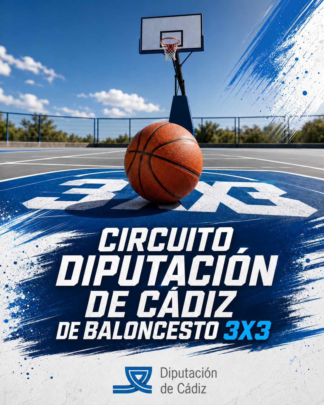 CARTEL DE BALONCESTO 3X3 CARTEL DE BALONCESTO 3X3