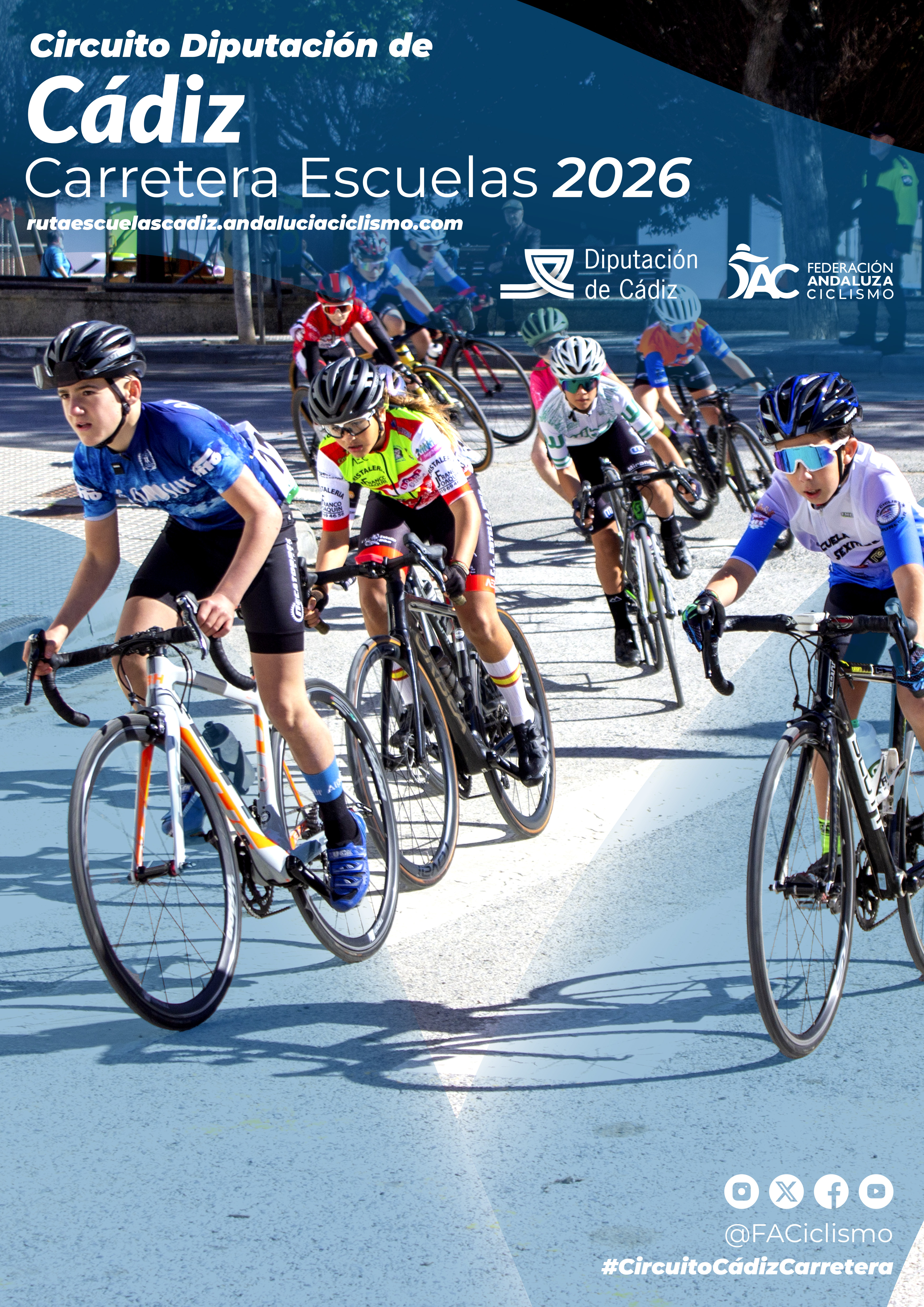CARTEL CIRCUITO DIPUTACIÓN DE CÁDIZ CARRETERA ESCUELAS 2026