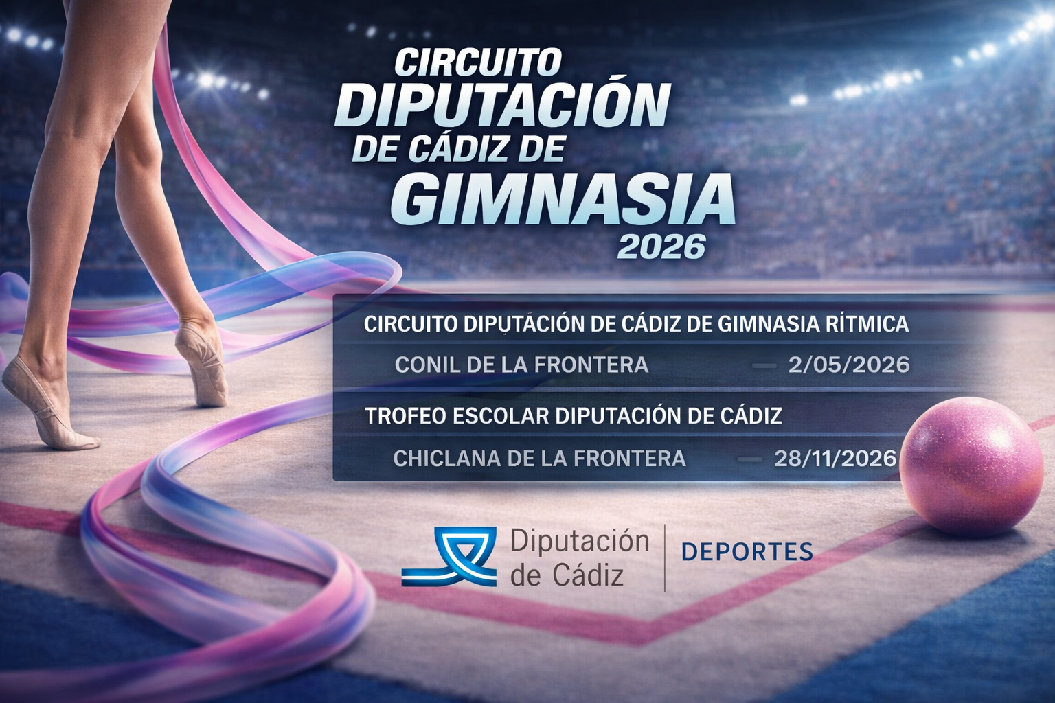 CARTEL CIRCUITO DIPUTACIÓN DE CÁDIZ DE GIMNASIA 2026