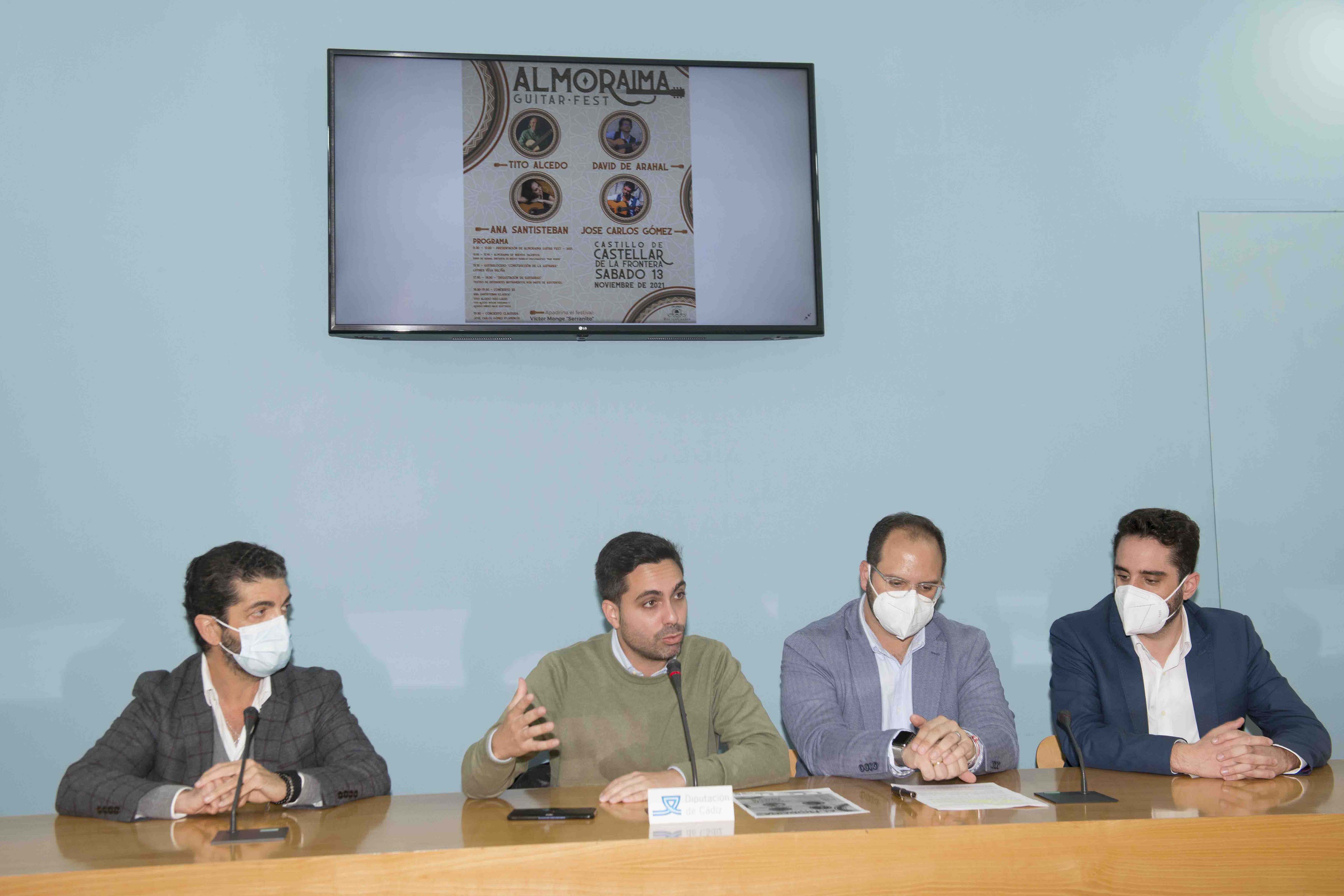 Antonio González interviene en la presentación del Almoraima Guitar Fest