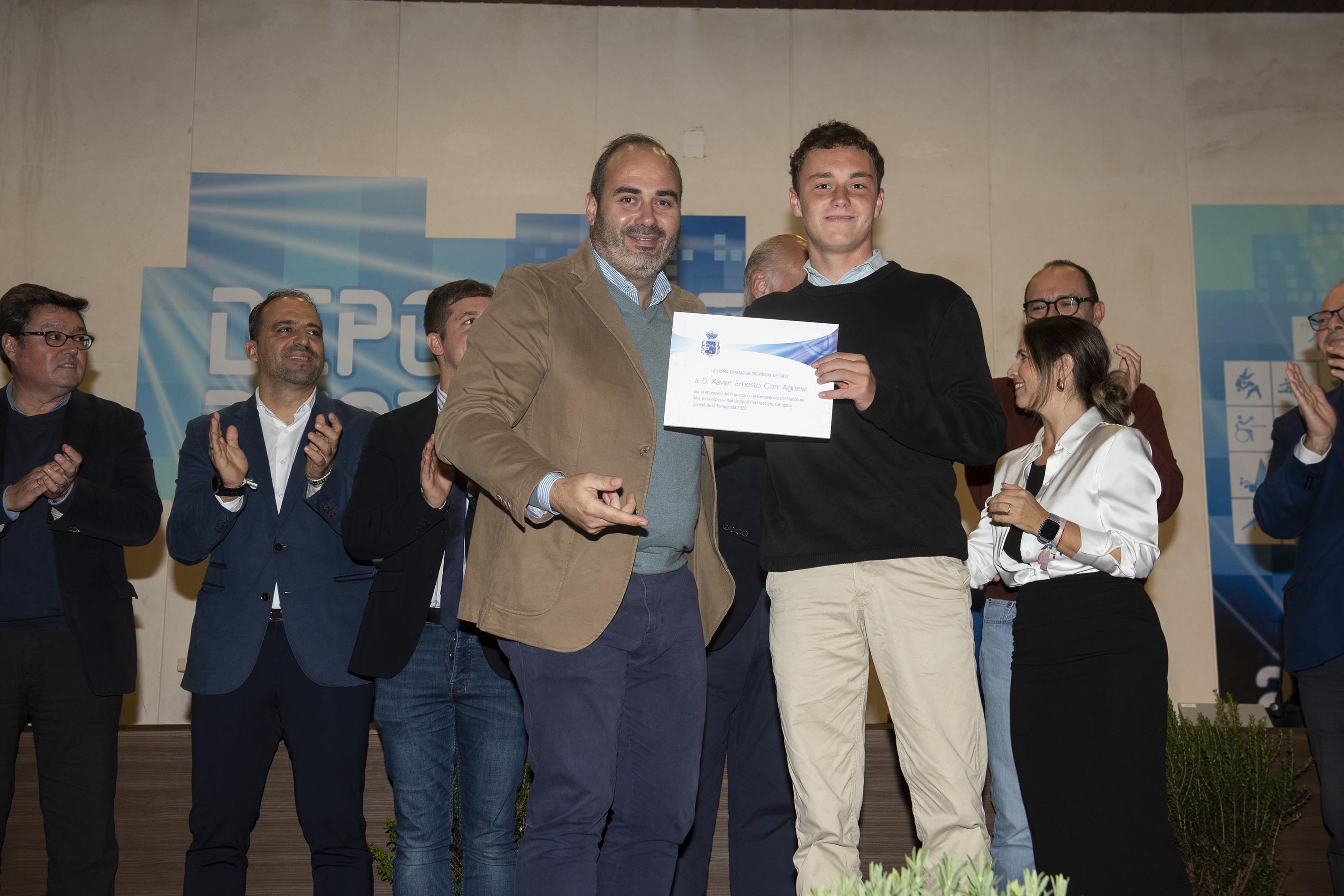 Gala deportistas_premio a Xavier Corr Agnew_Los Barrios