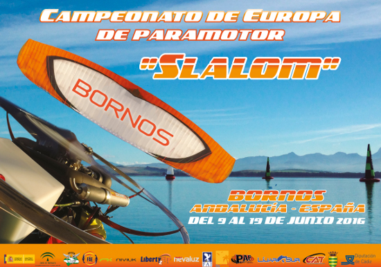 cartel del campeonato de paramotor