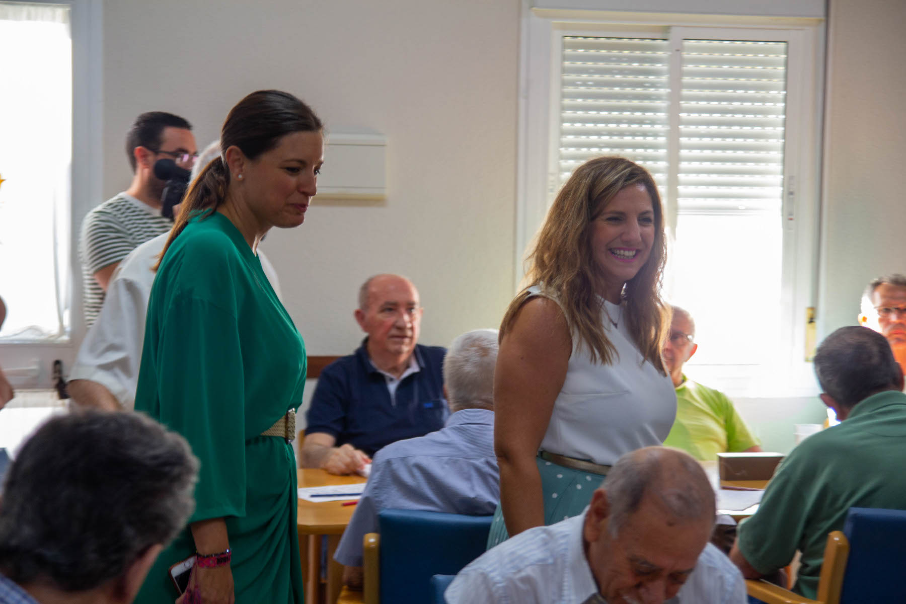 Irene Garcia en Parkinson Bahia de Cadiz con Patricia Cavada