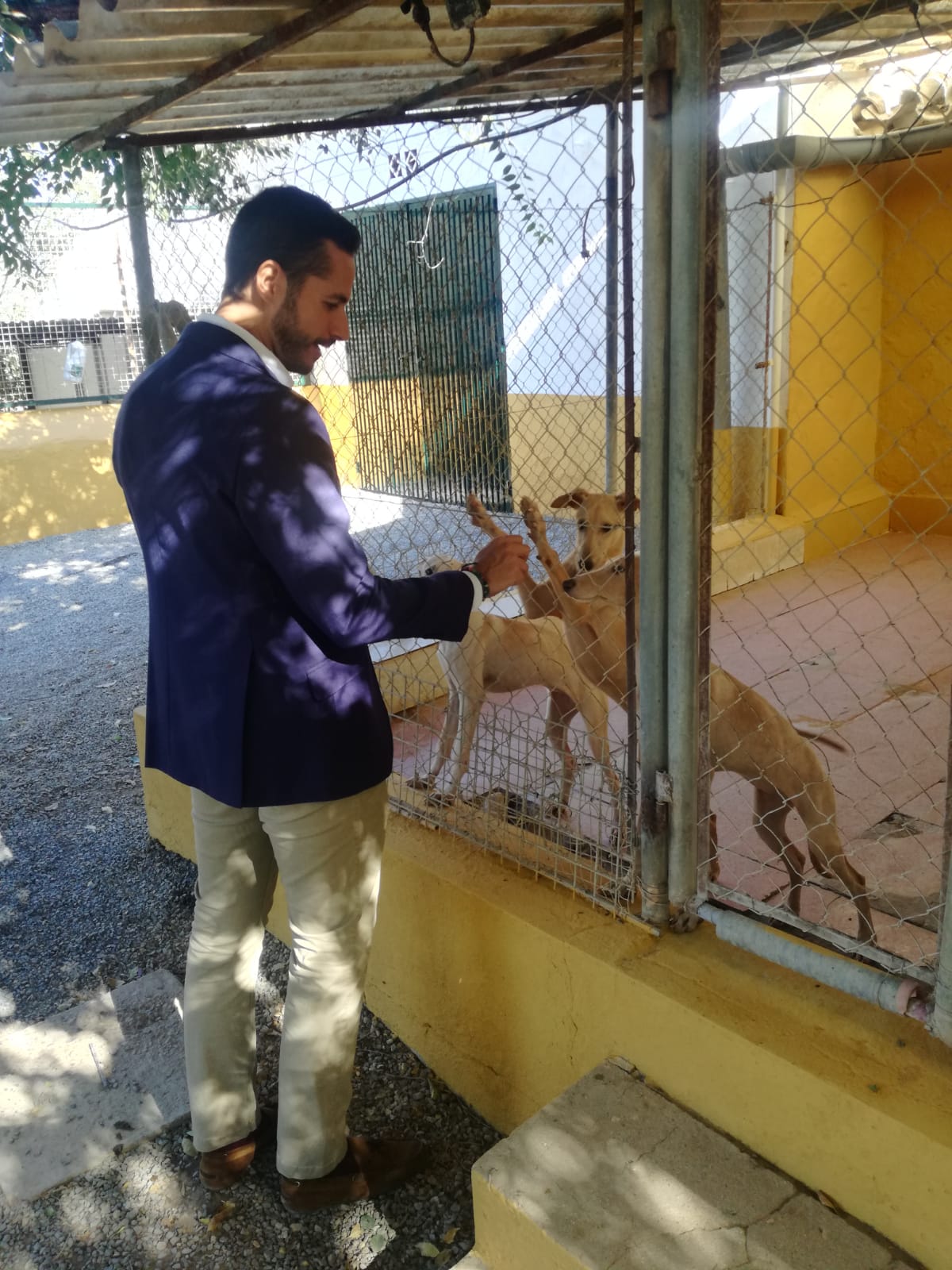 visita al centro de animales_con Mario Fernandez