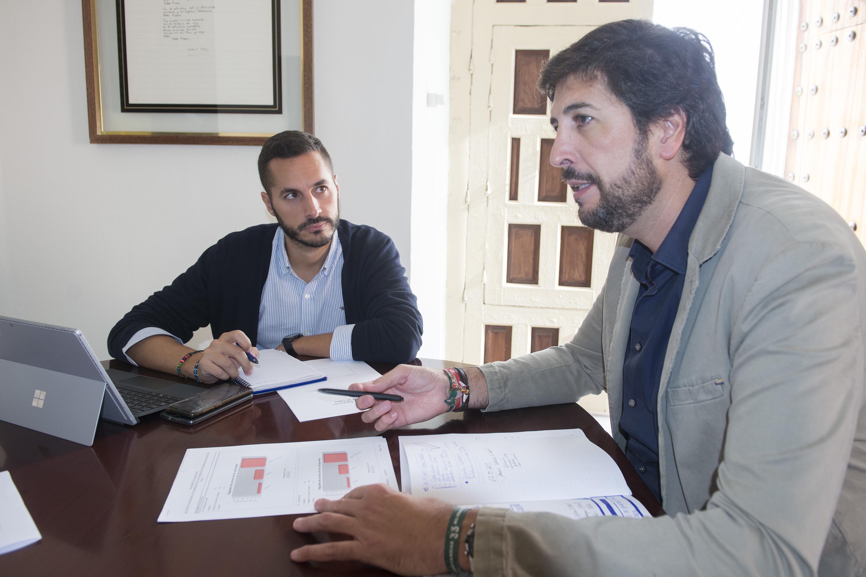 Mario Fernández y Antonio González Carretero