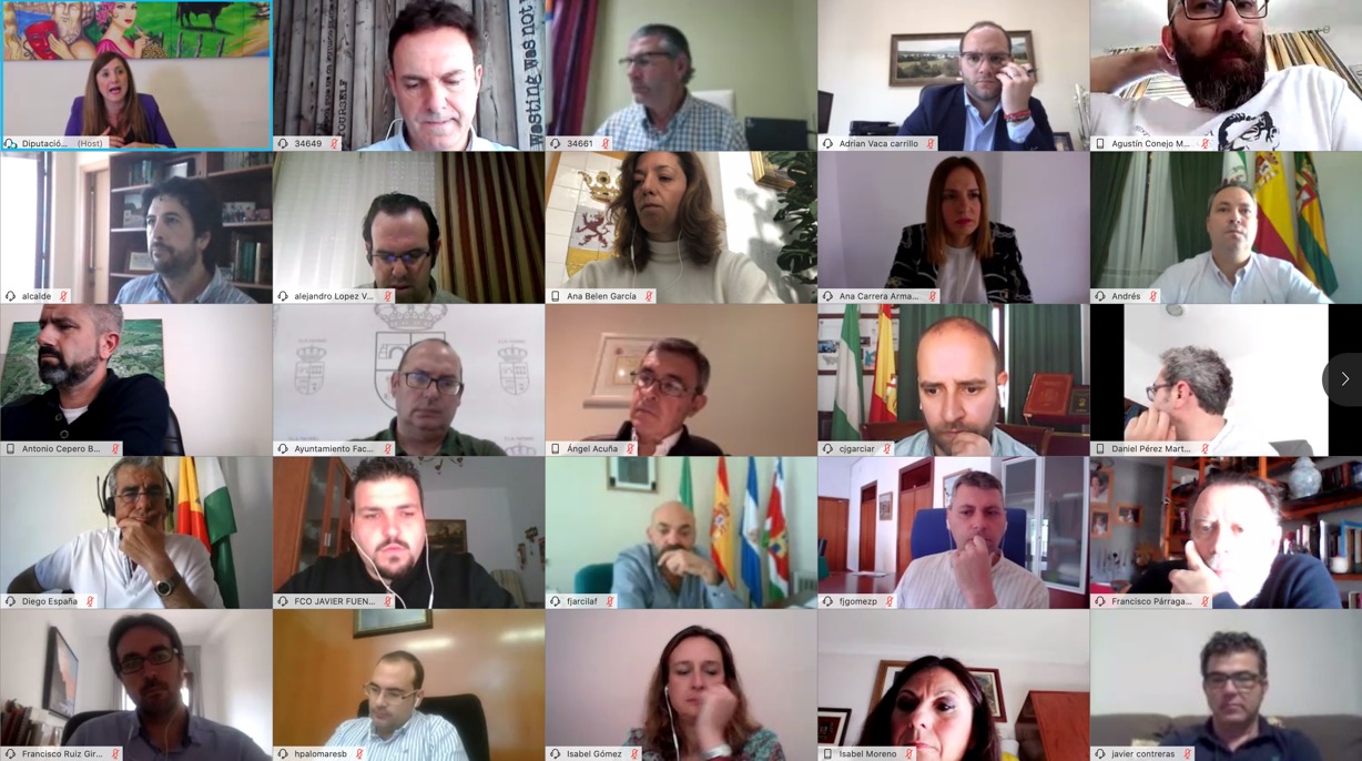 Consejo de alcaldías por vídeoconferencia Consejo de alcaldías por vídeoconferencia
