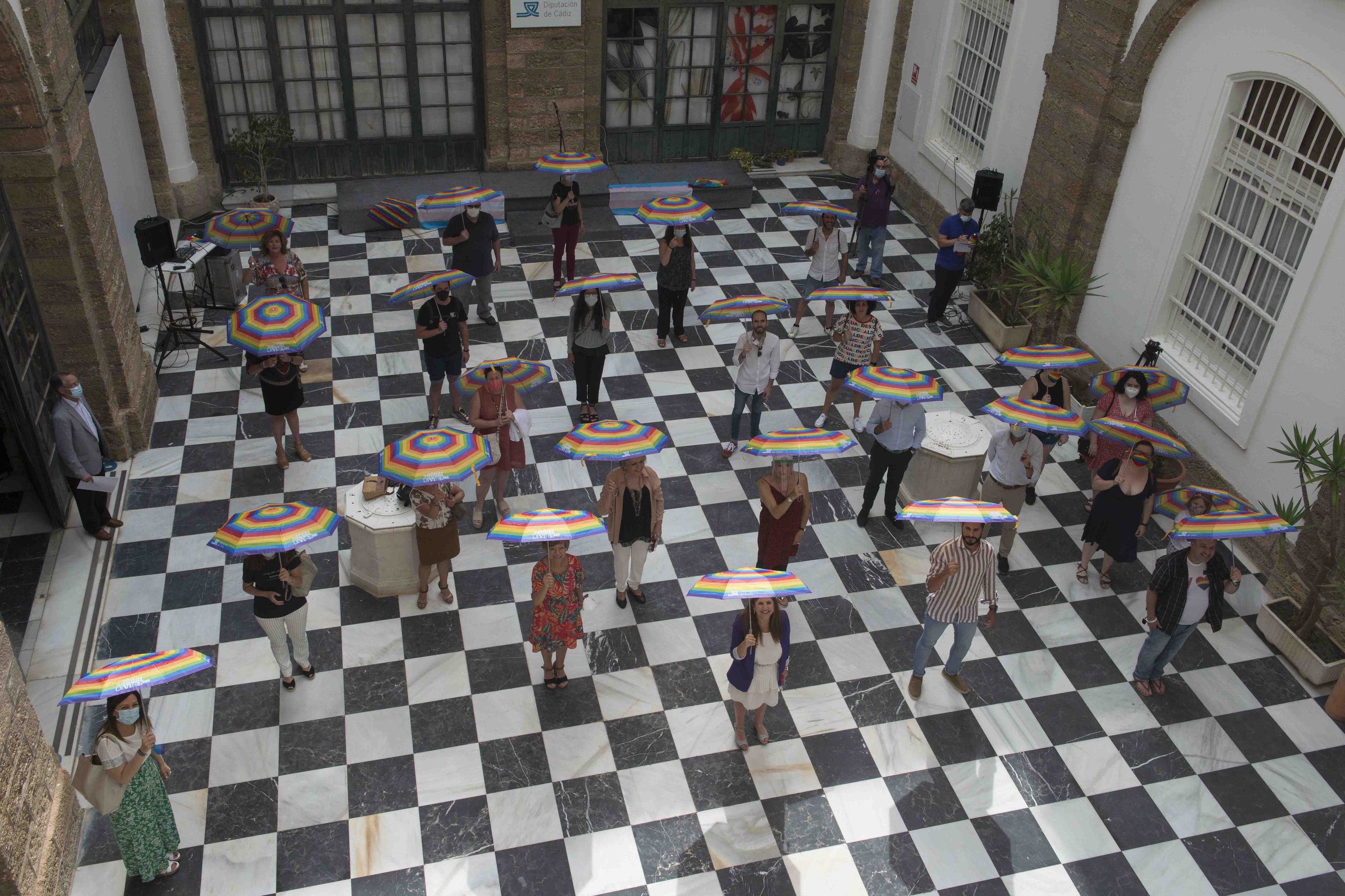Orgullo LGTBI paraguas arcoíris Orgullo LGTBI paraguas arcoíris