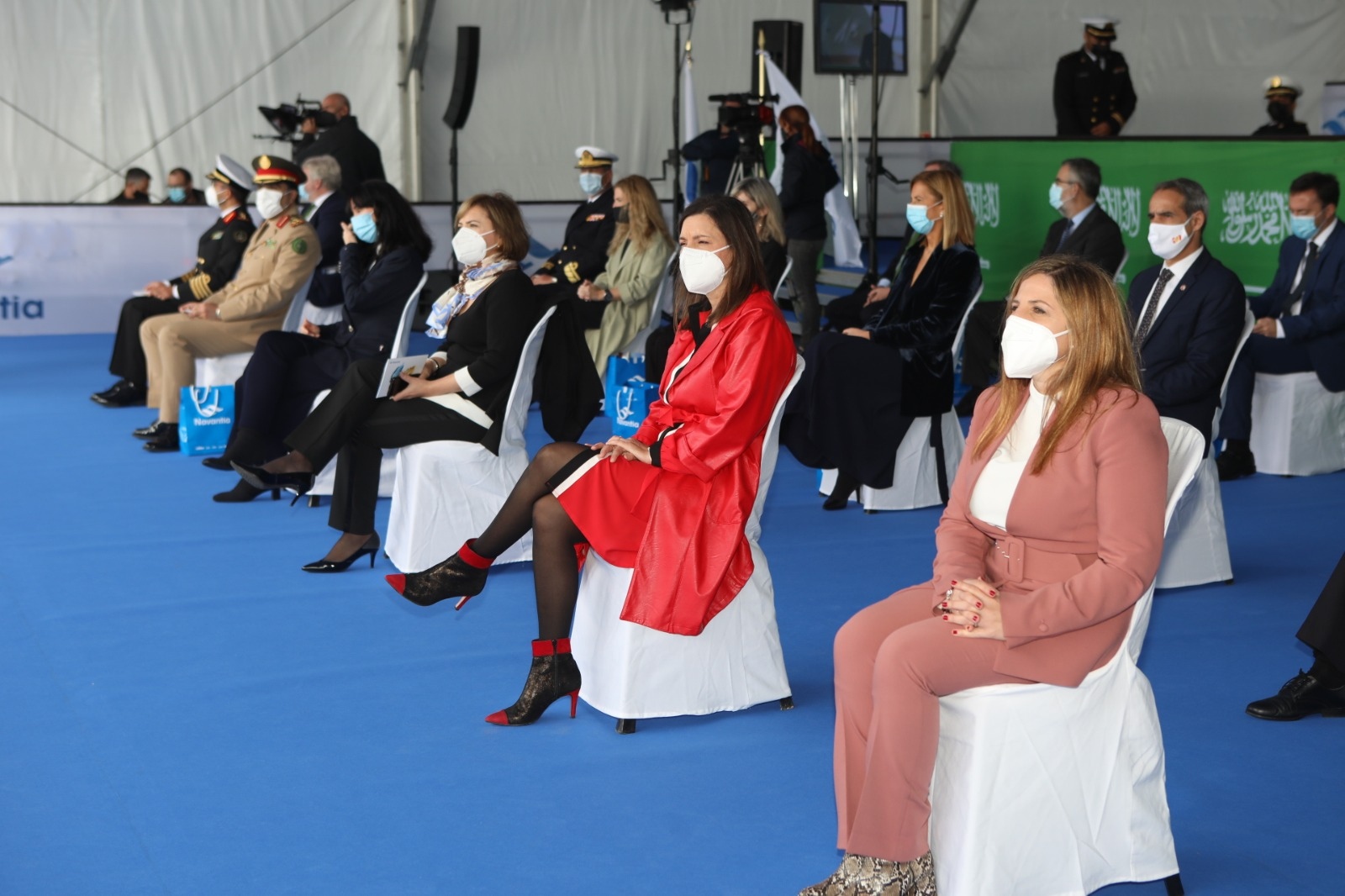 Irene García durante la ceremonia