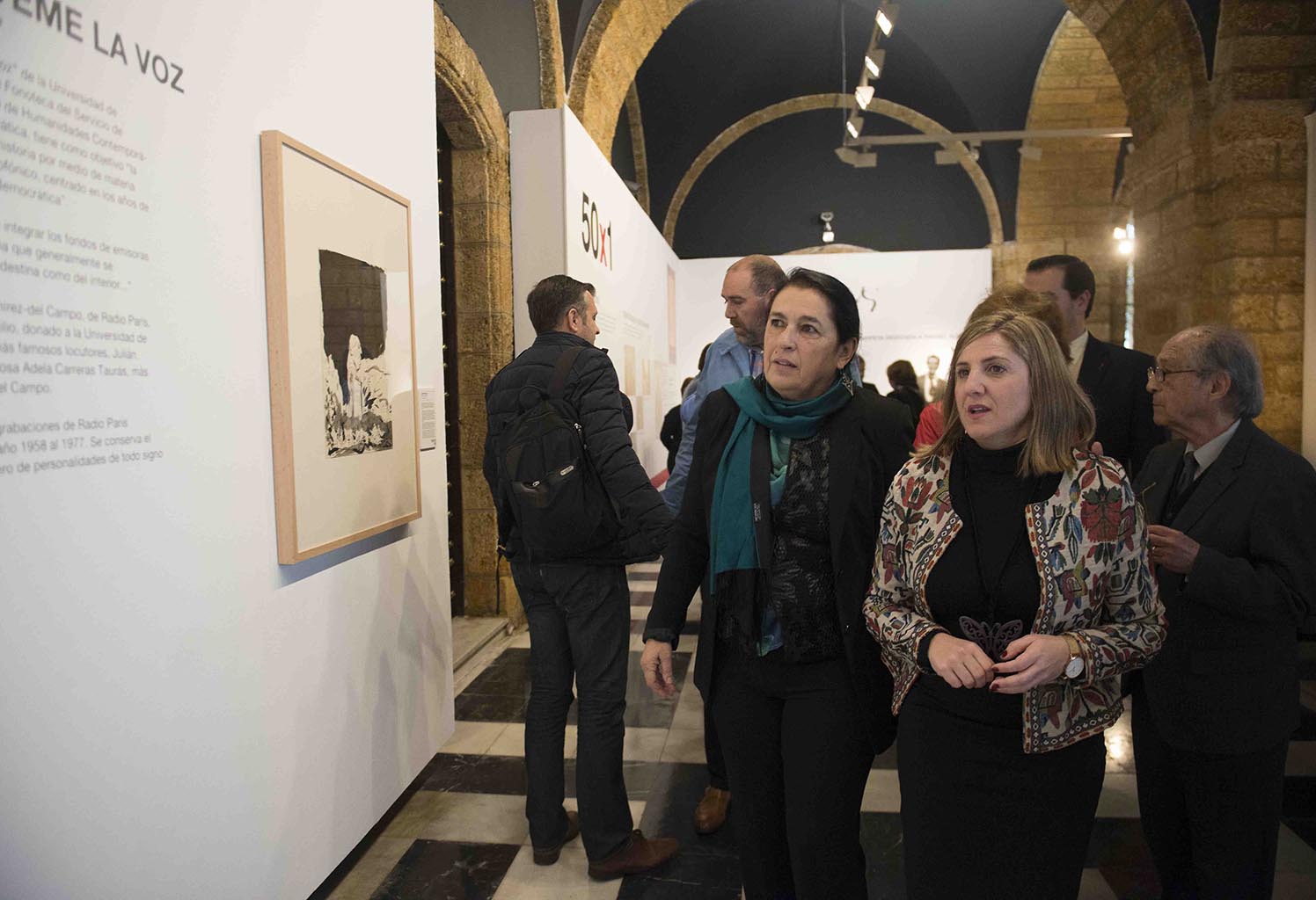 Exposición Exiliarte en el Palacio Provincial