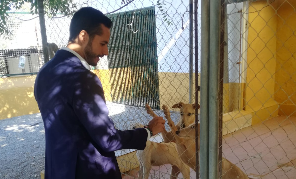visita al centro de animales_con Mario Fernandez