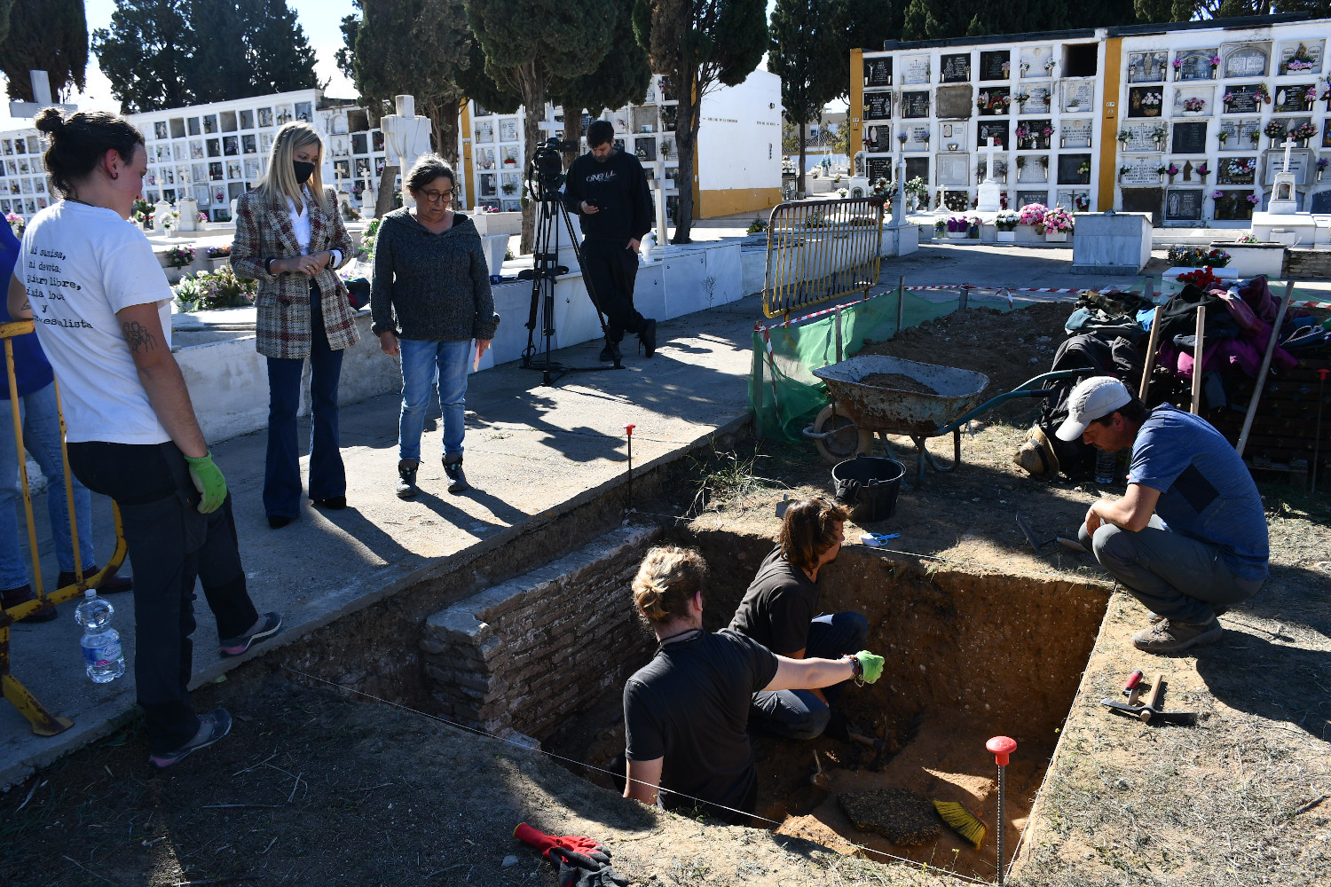 sondeos en el cementerio de El Puerto