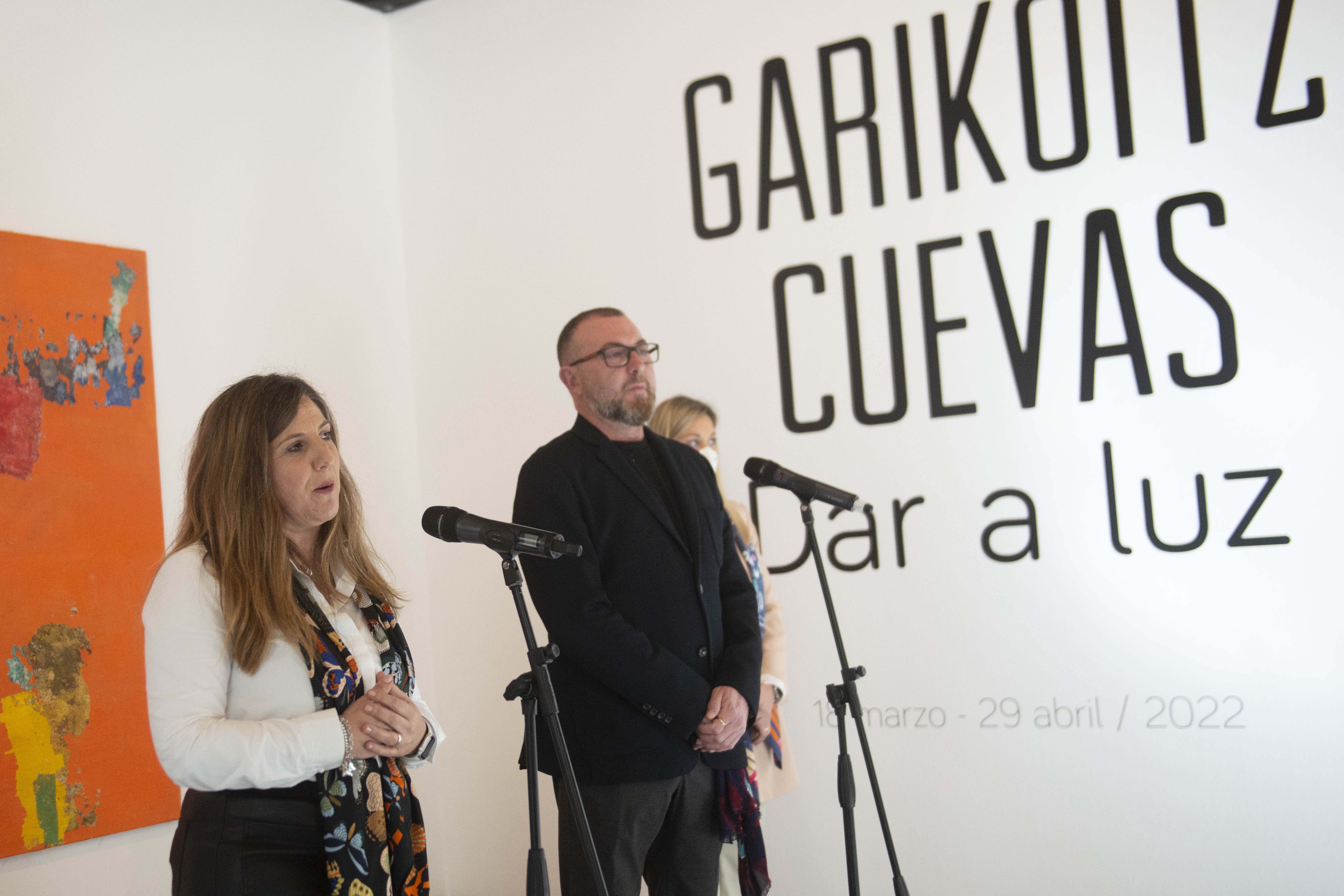 Irene García, durante la presentación de la exposición