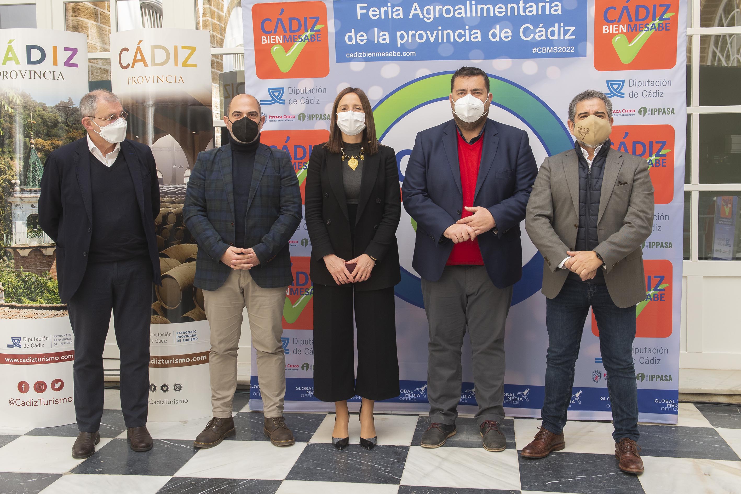 Miguel Ángel Pascual, Manuel Chacón, Ana Carrera, Jaime Armario y Juan Ochoa
