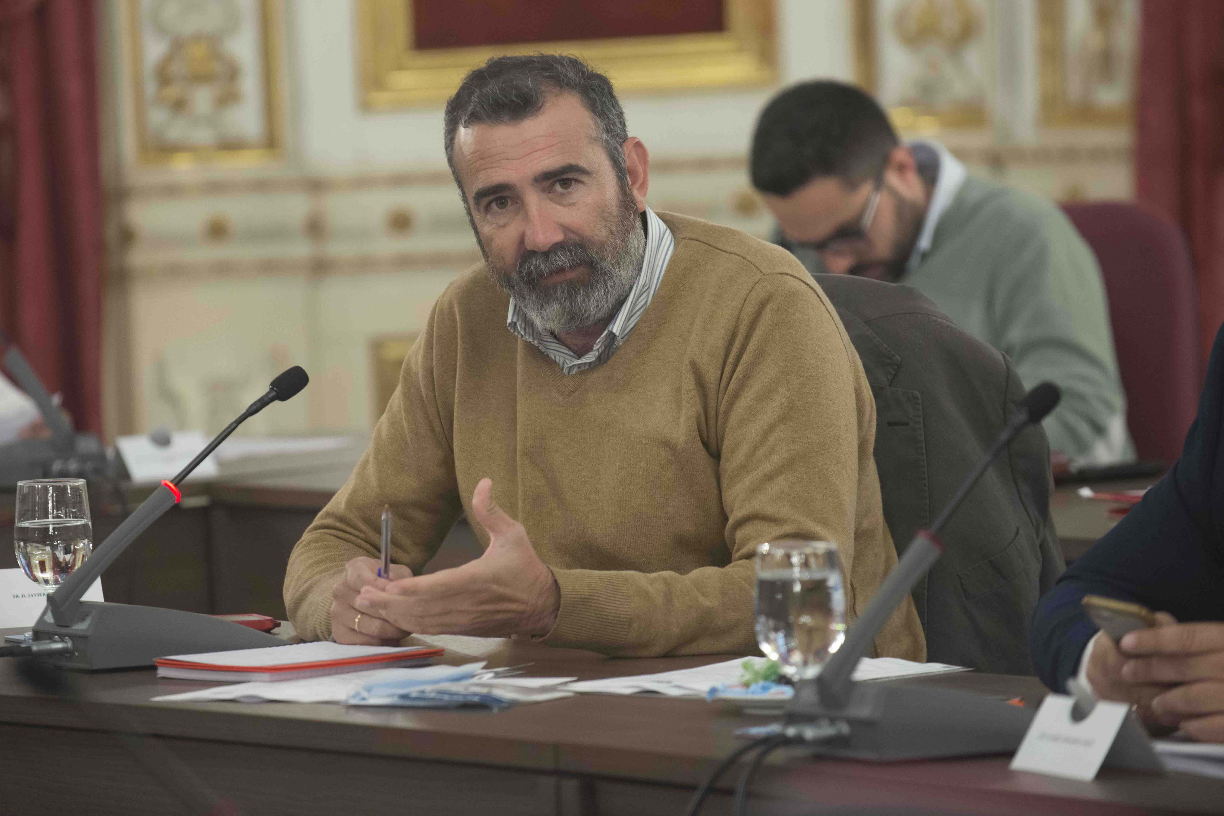 Javier Pizarro en el Pleno de abril (1)