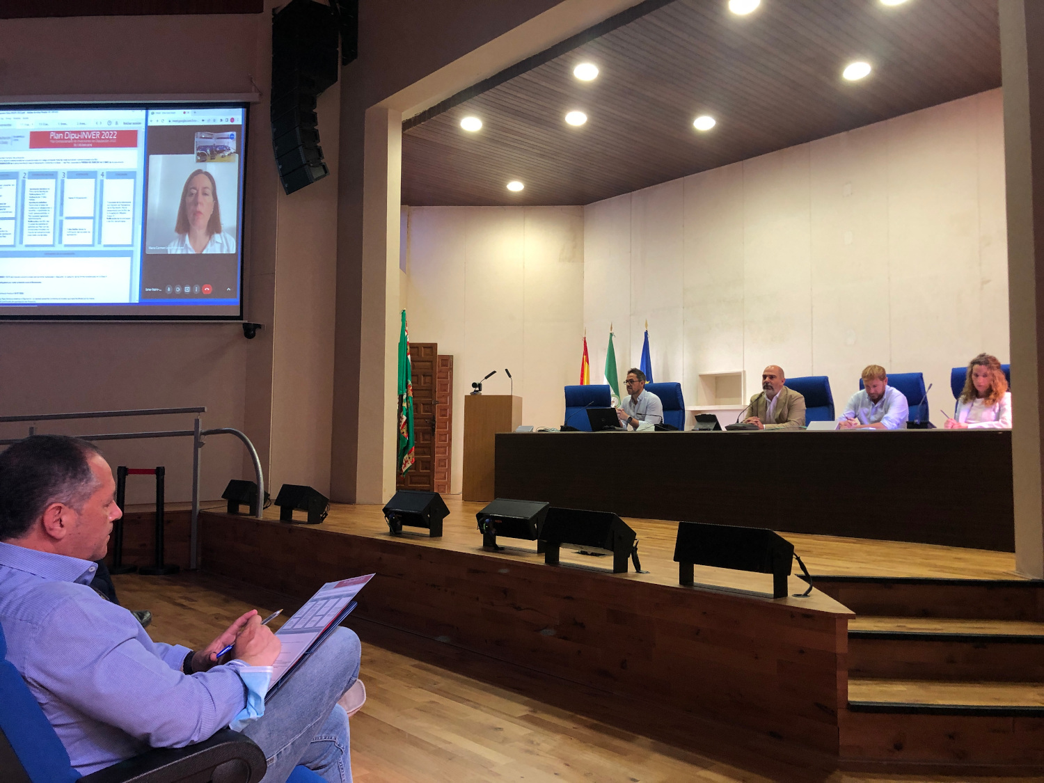 Chacon en la jornada sobre inversiones