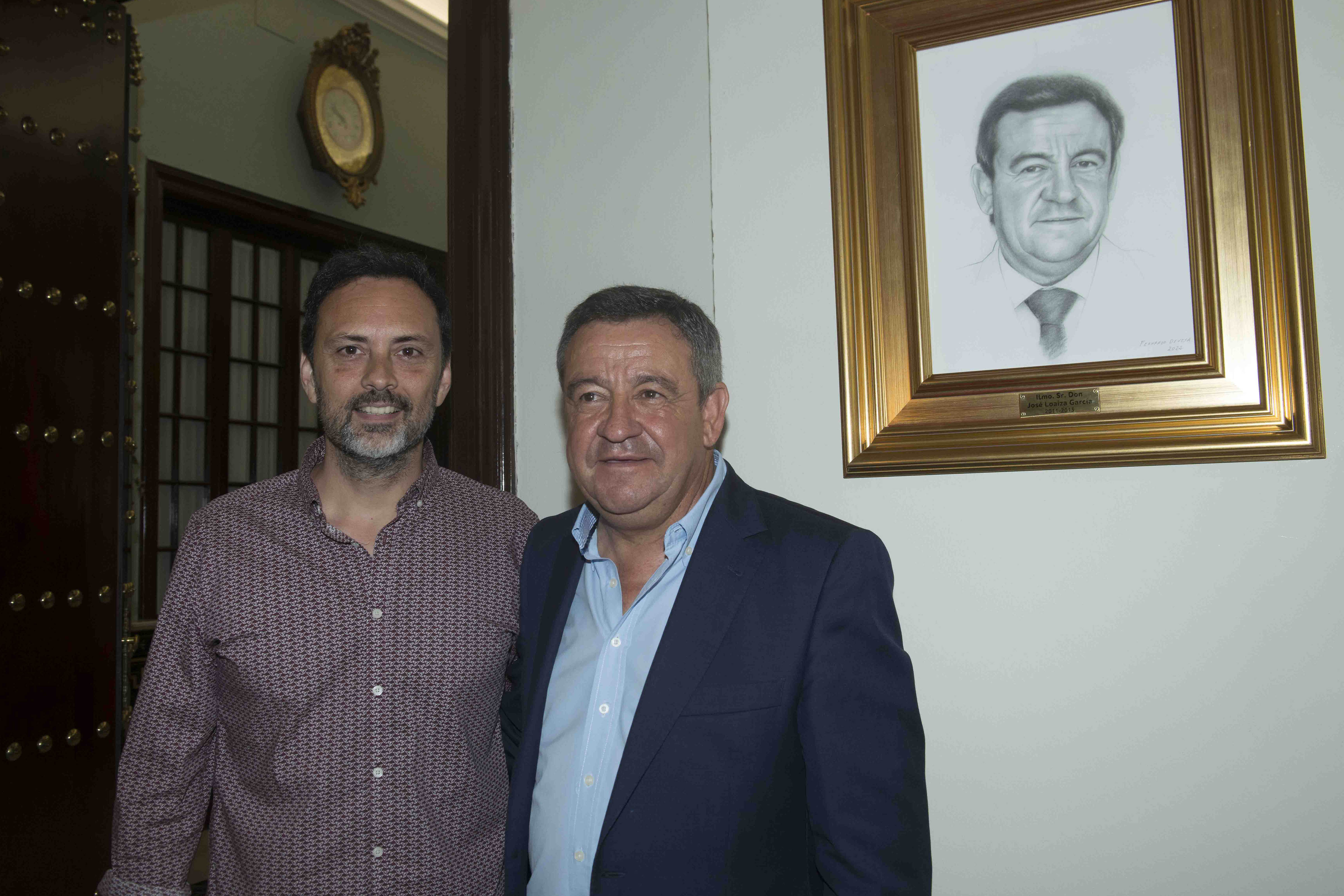 José Loaiza junto a Fernando Devesa