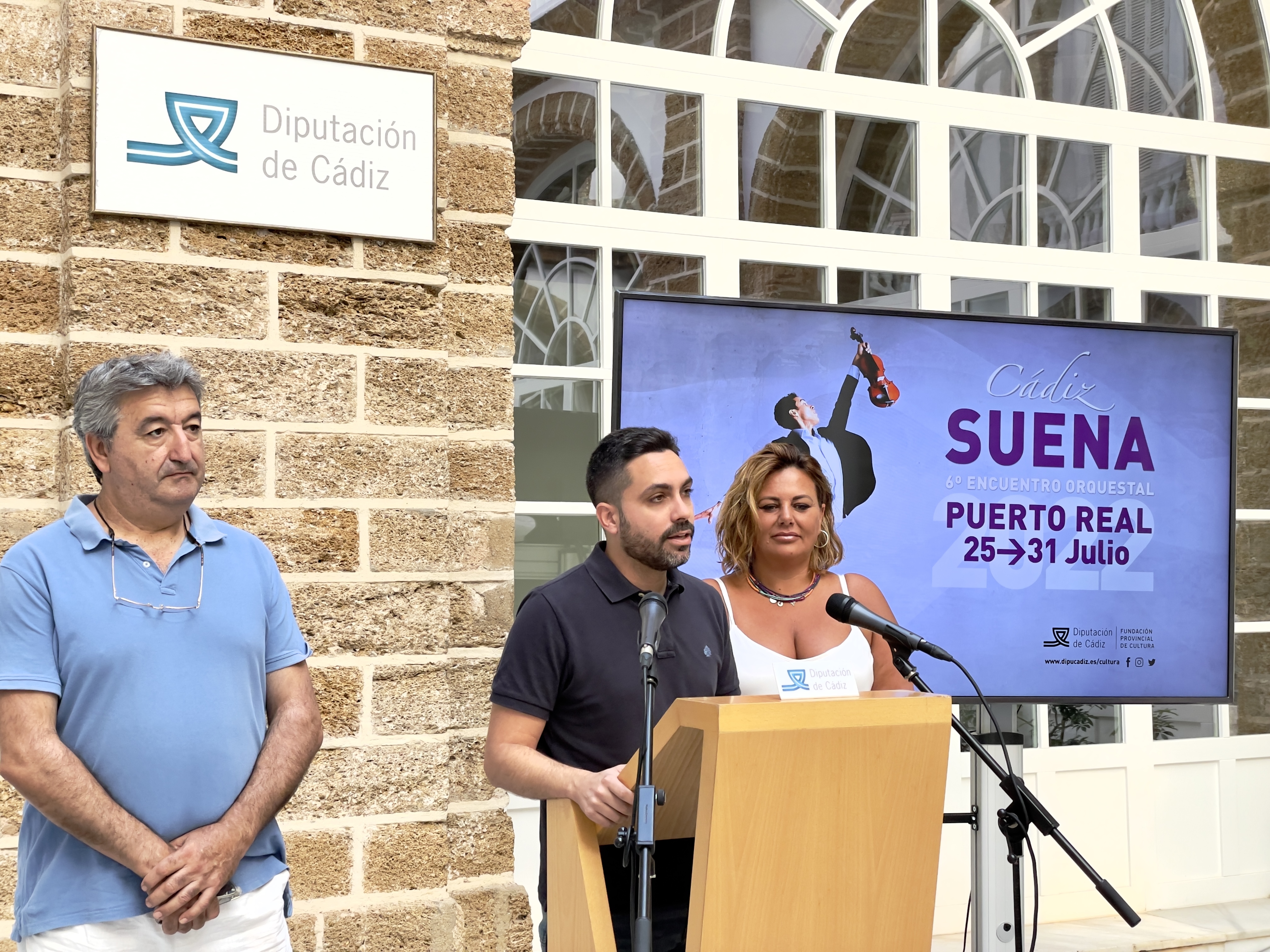 Antonio González Mellado interviene en la presentación del VI Suena Cádiz