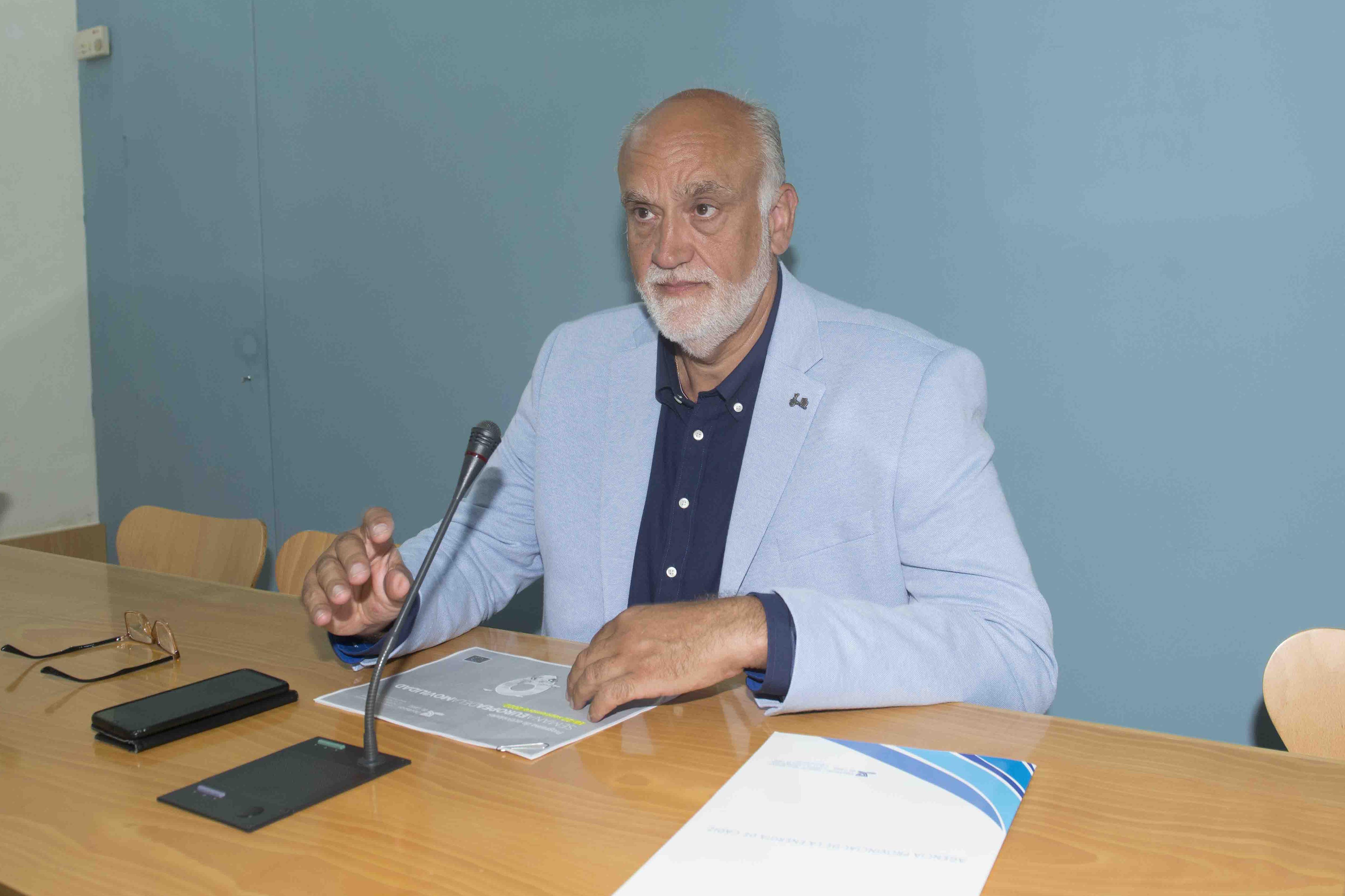 Javier Vidal en la presentación de la programación de la Semana Europea de la Movilidad