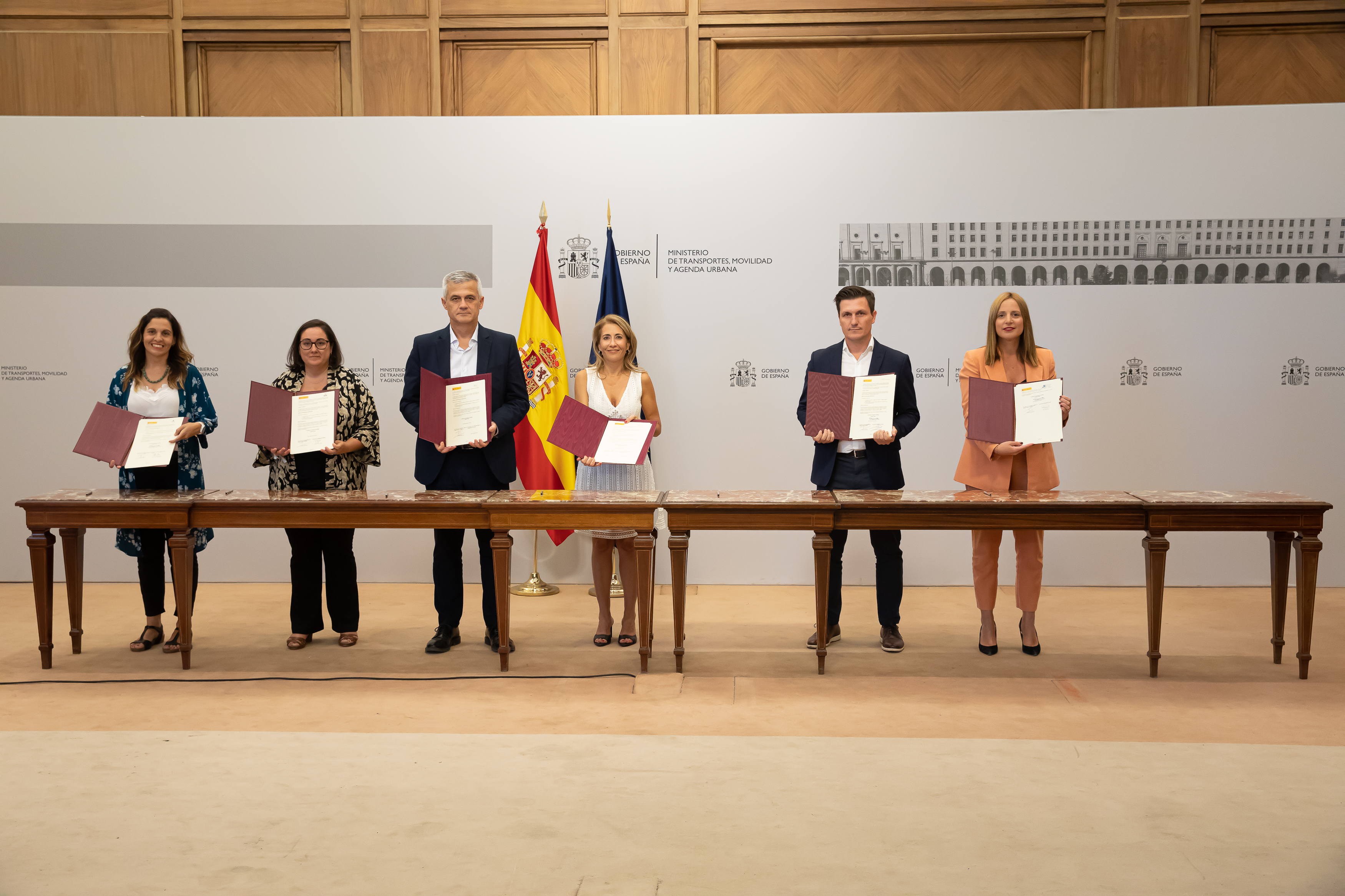 Ana Carrera en la firma de la Agenda Urbana en Madrid