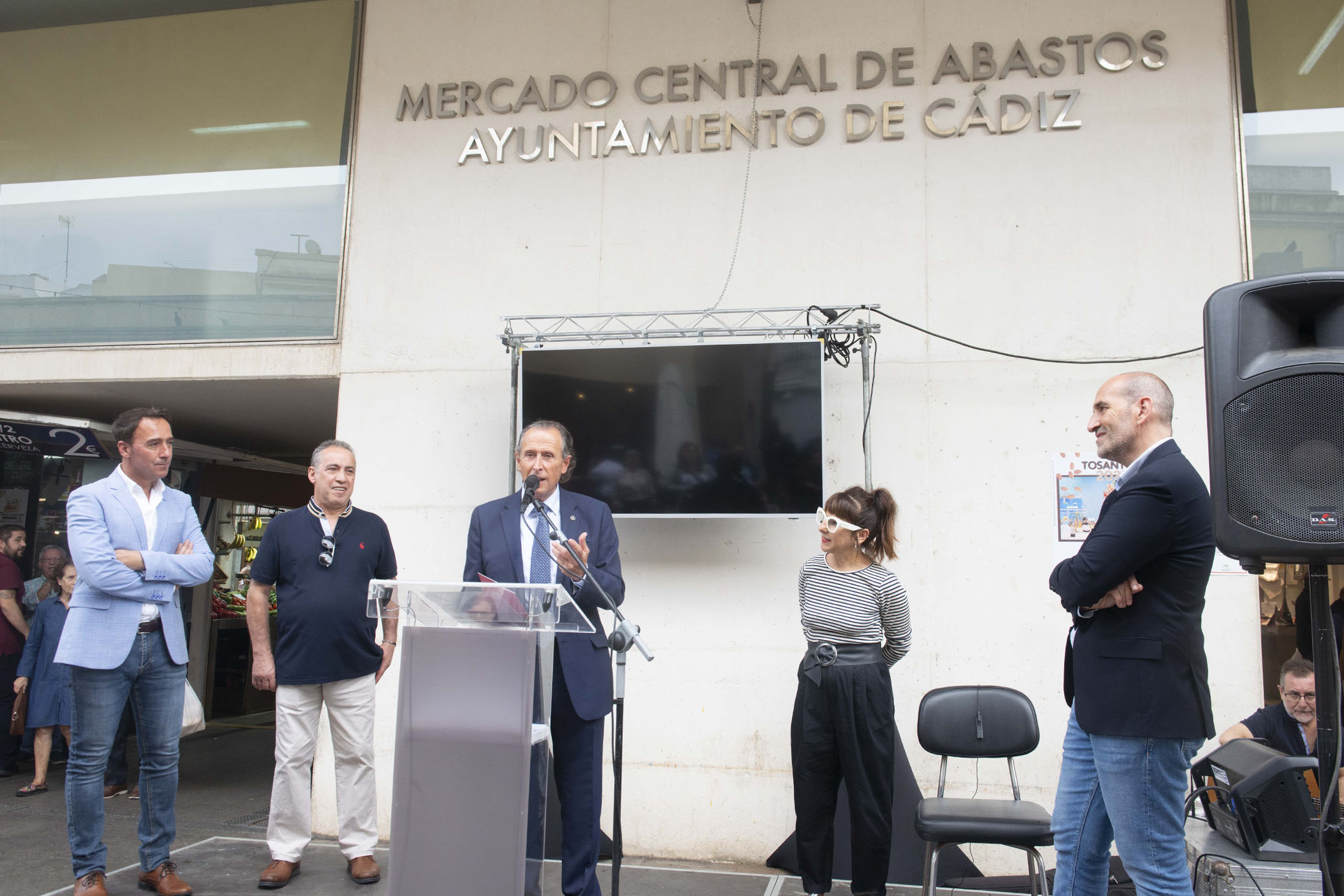 José María Román interviene en la presentación de la nueva web de los mercados de Cádiz