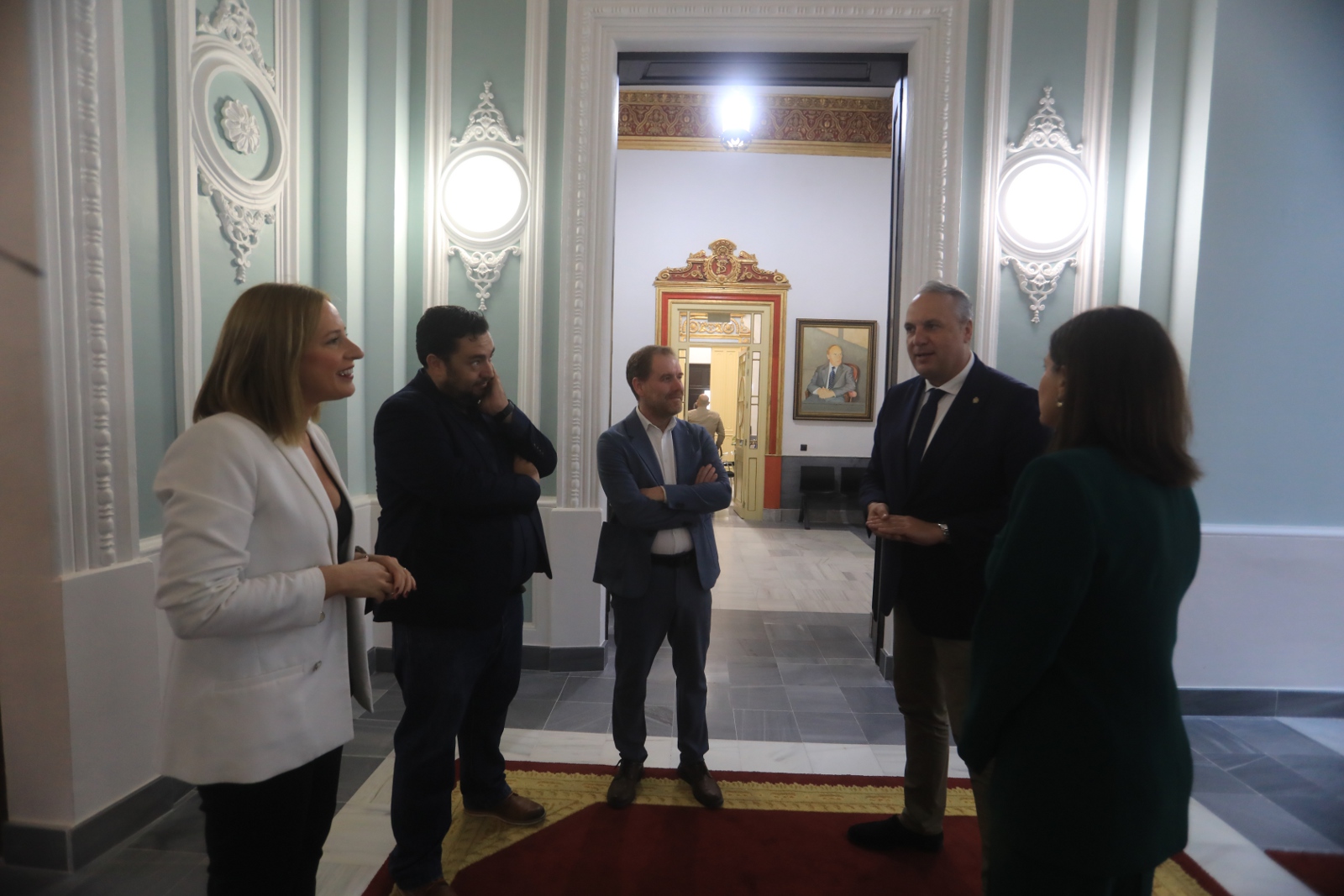 Juan carlos  RB visita san fernando