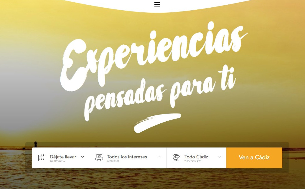 web del patronato provincial de turismo de Cadiz