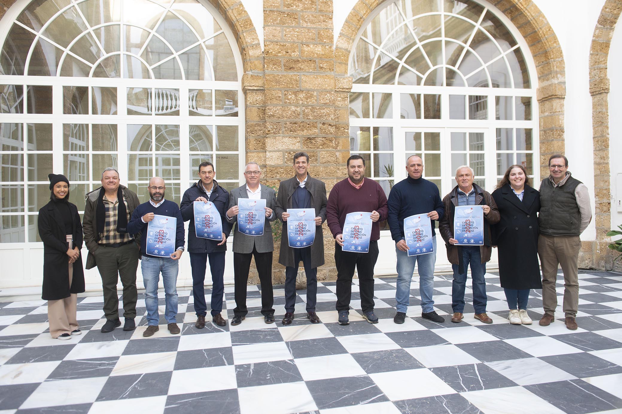 Foto de familia del I Circuito Provincial Diputación de Cádiz