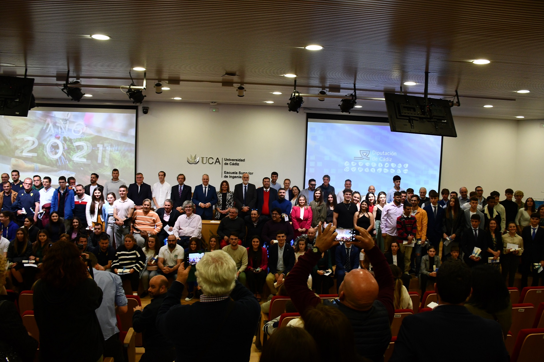 Foto de grupo Gala del Deporte