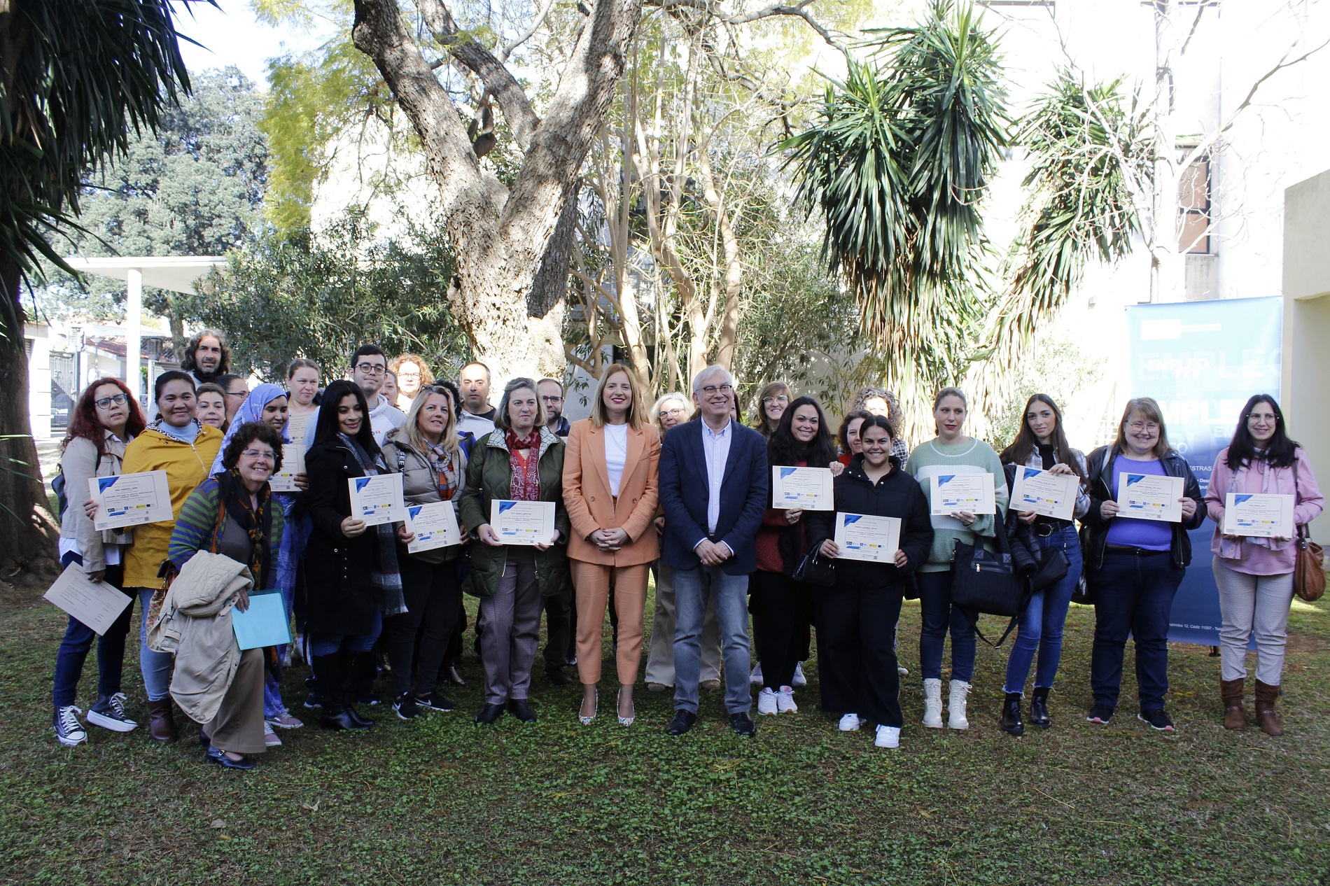 Foto de grupo de la clausura del Dipuforma en Jerez