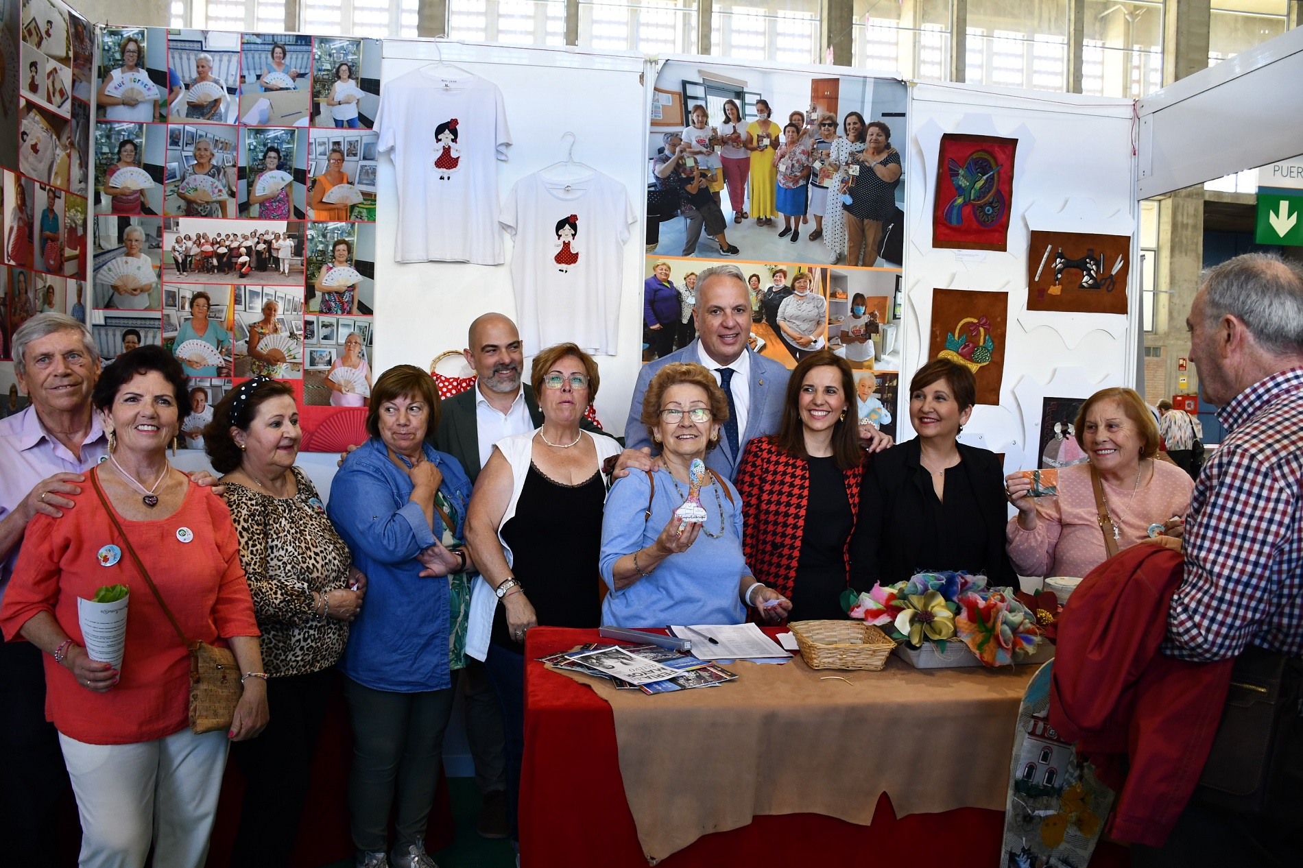 Ruiz Boix en uno de los stand de la feria del mayor