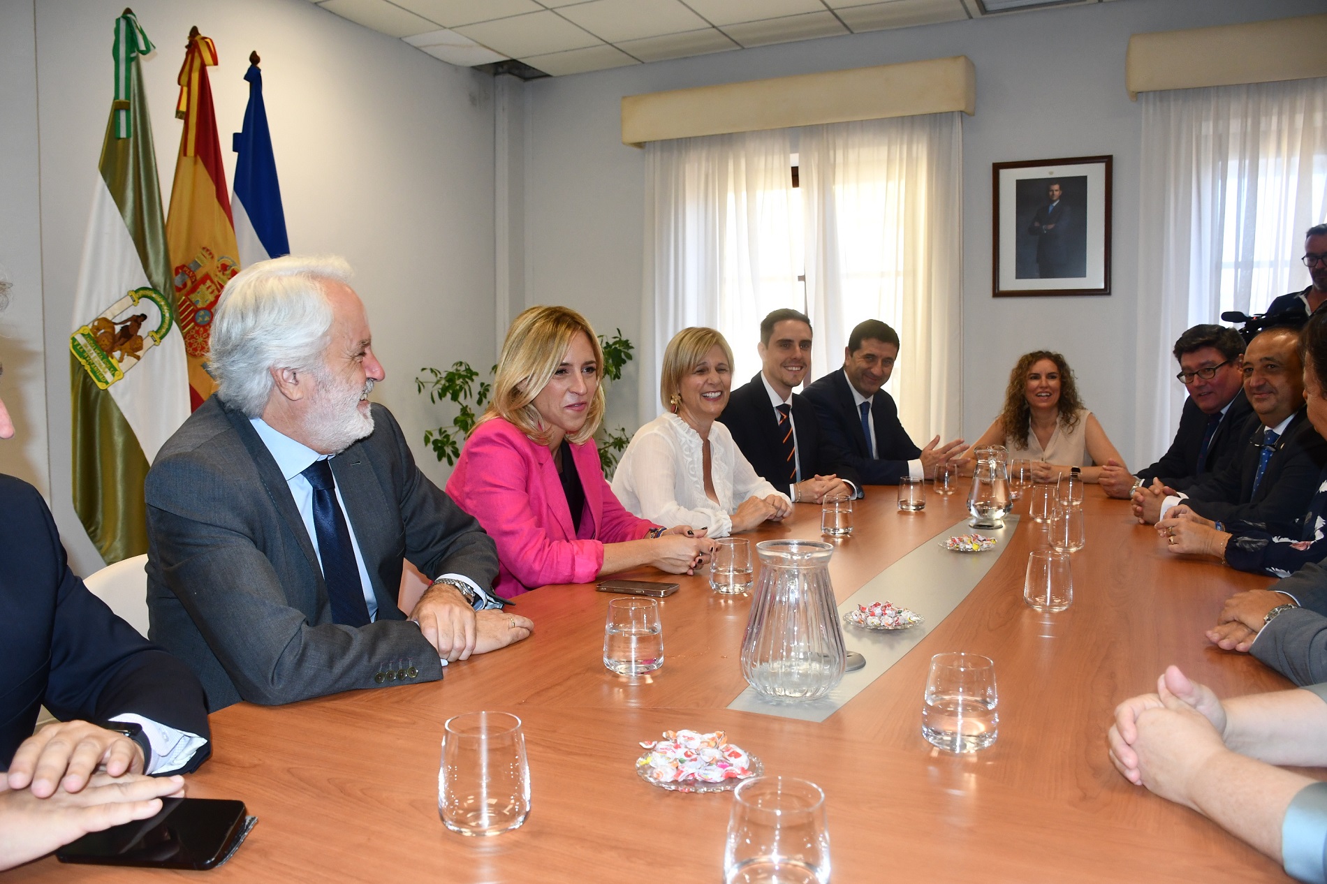 Reunión de Almudena Martínez con Gobierno de Jerez