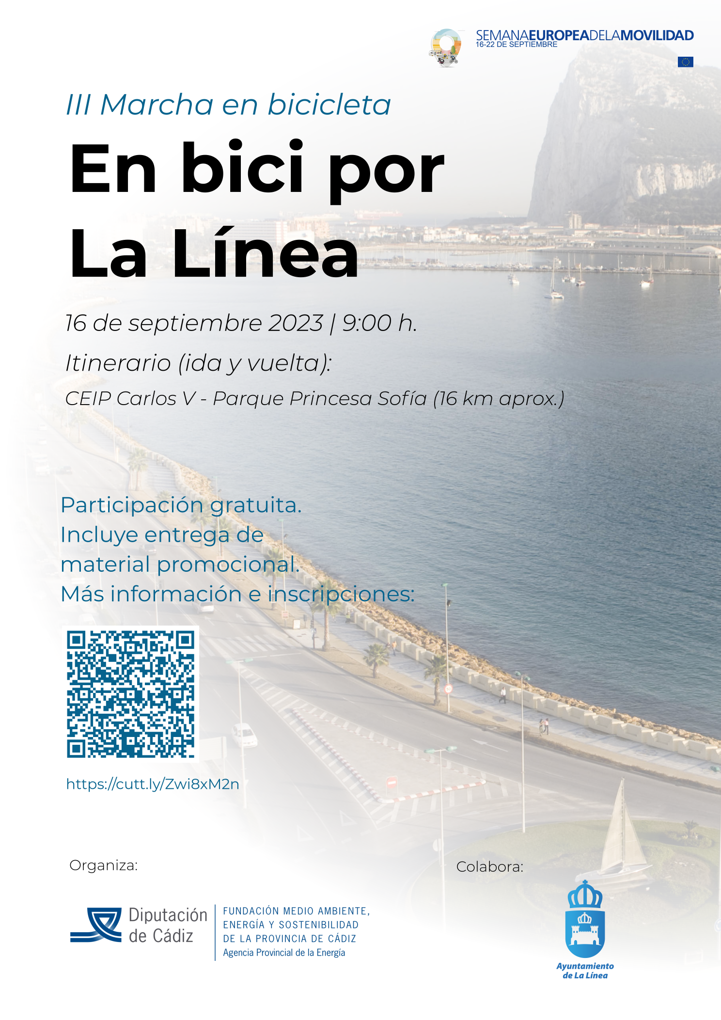 Cartel de la III Marcha en Bicicleta de la Semana de la Movilidad