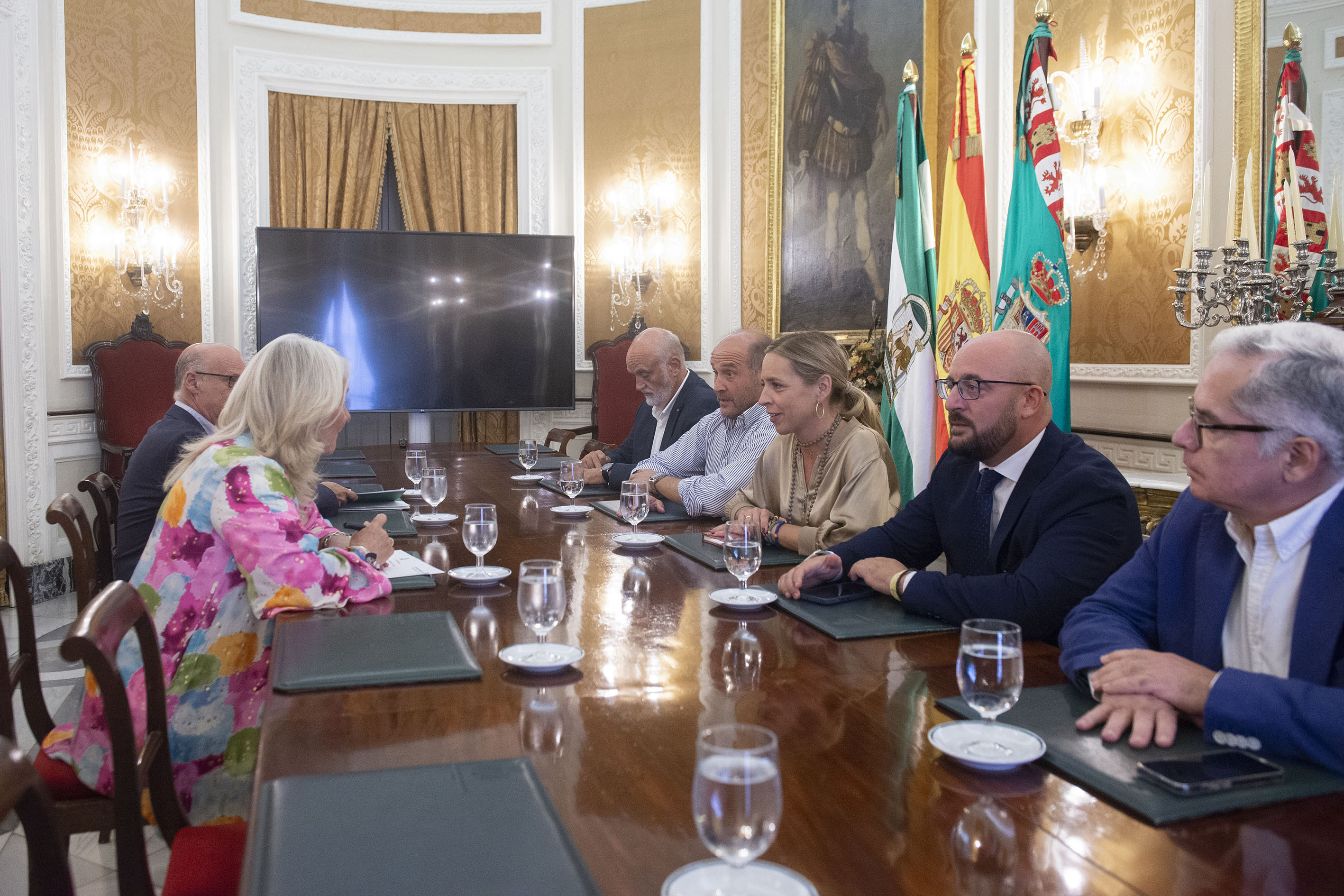 Reunión con la delegada de la Junta en la Diputación