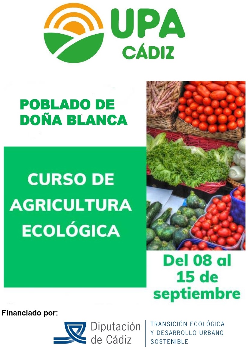 Cartel curso upa agricultura ecológica