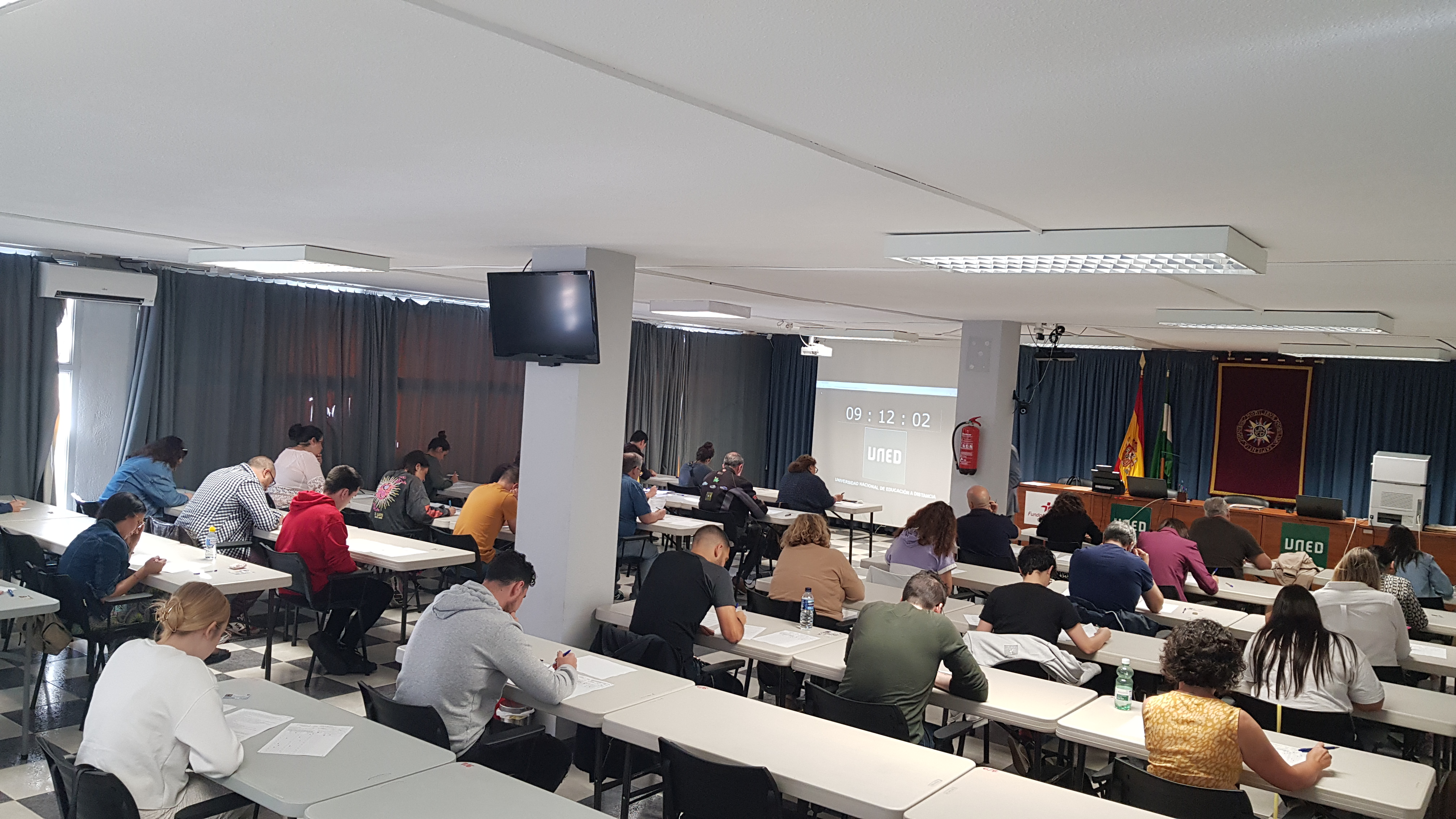 Exámenes en la sede la UNED en el Campo de Gibraltar