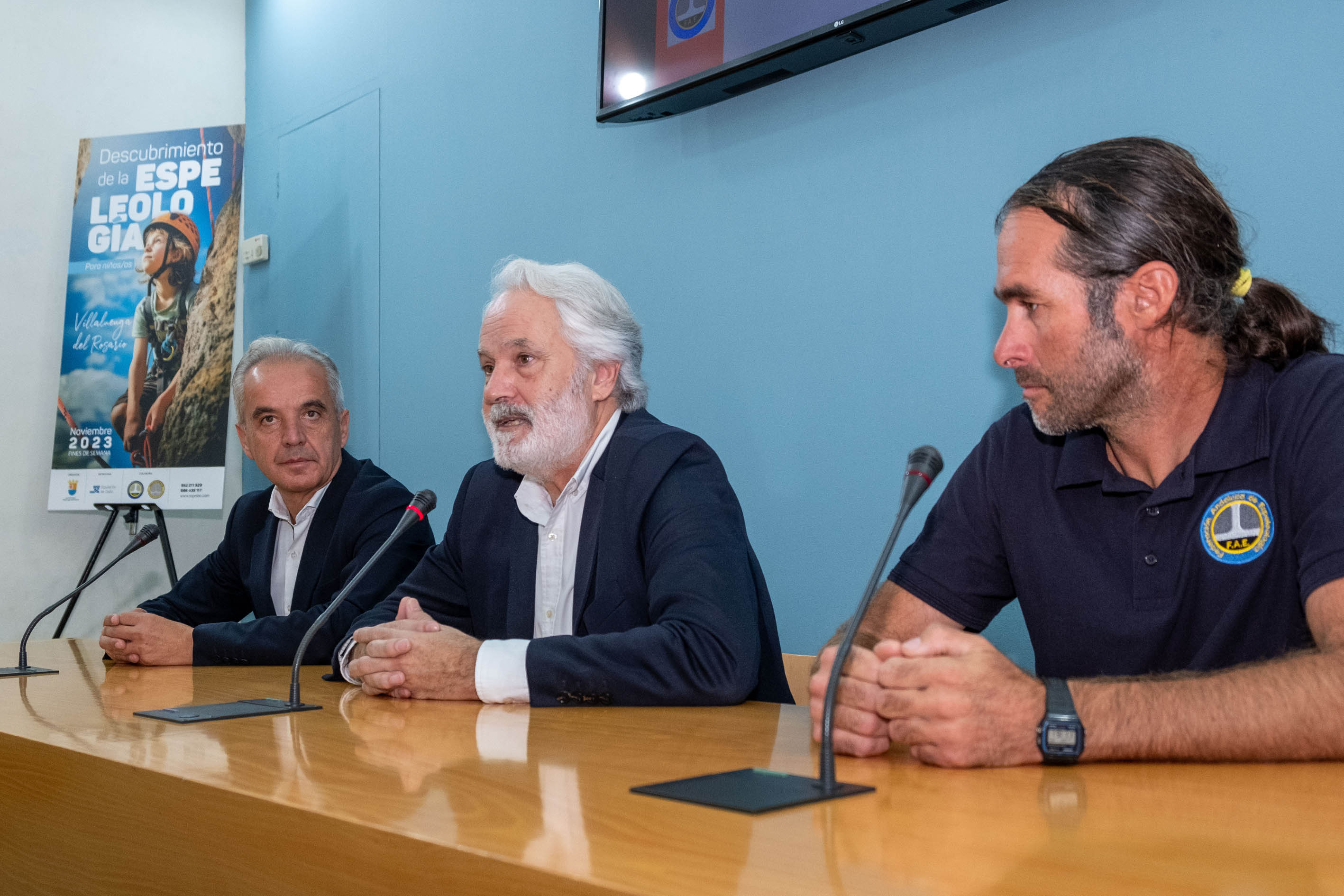 Agustín Muñoz, Alfonso Moscoso y Juan Ignacio Guerrero