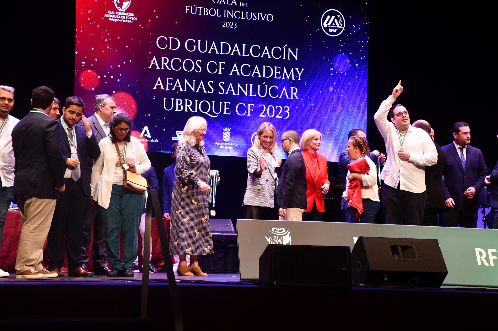 Almudena Martínez en la I Gala del Deporte Inclusivo