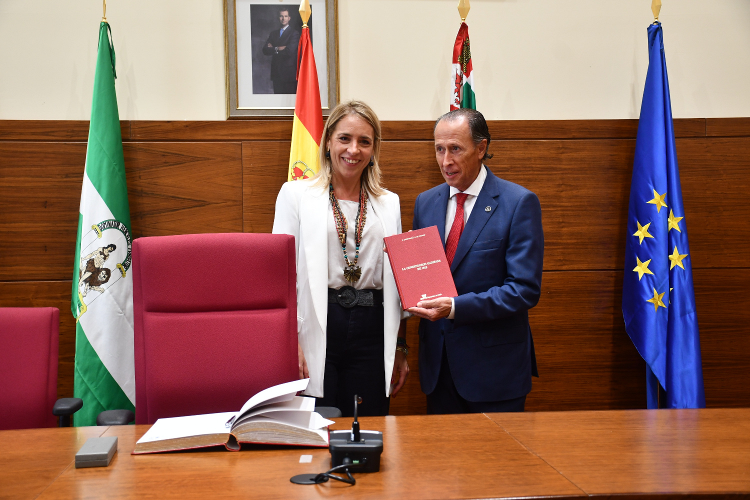 Almudena Martinez y Jose Maria Roman