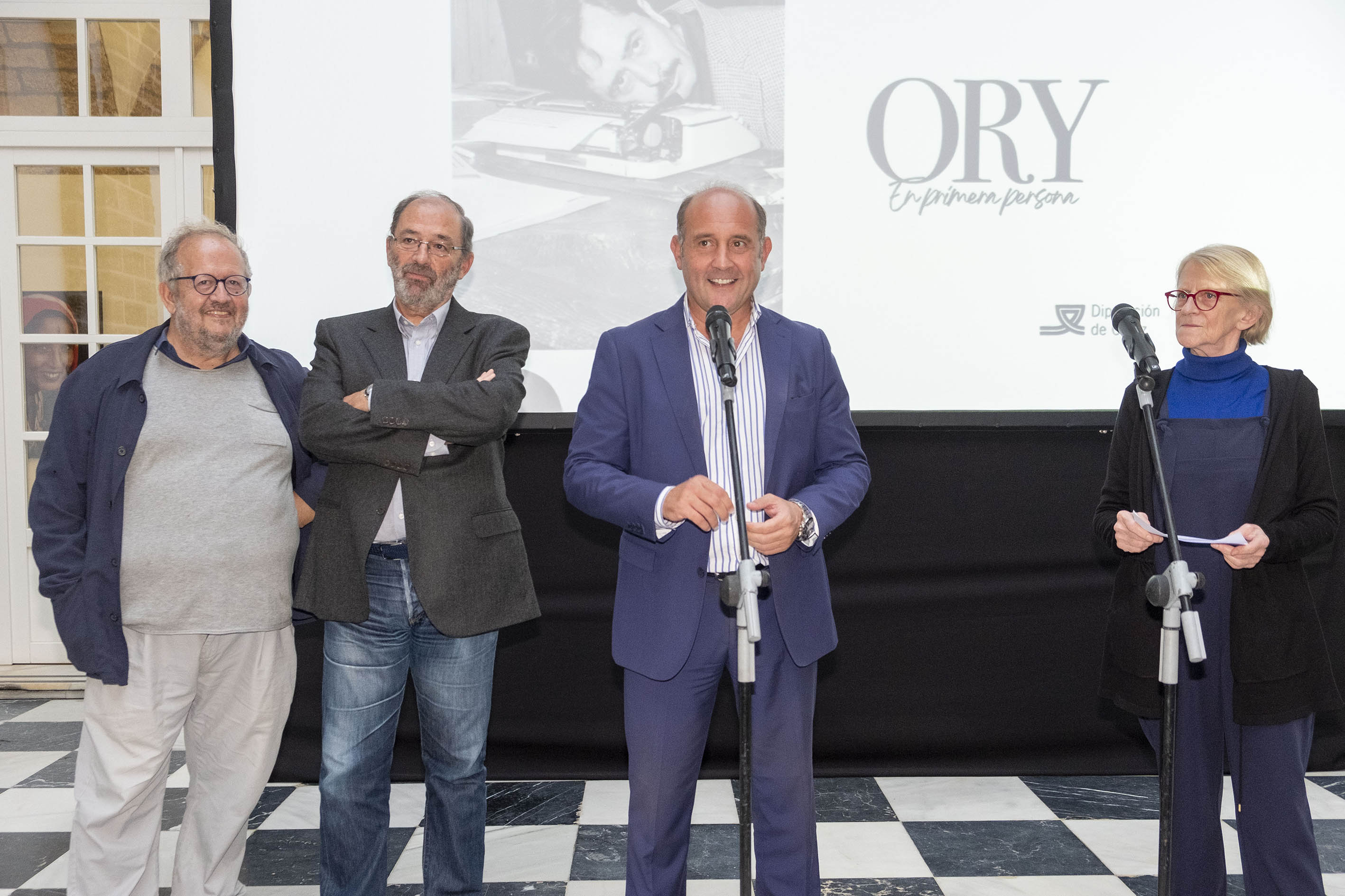 Juancho Ortiz, en la presentación del documental Ory en primera persona