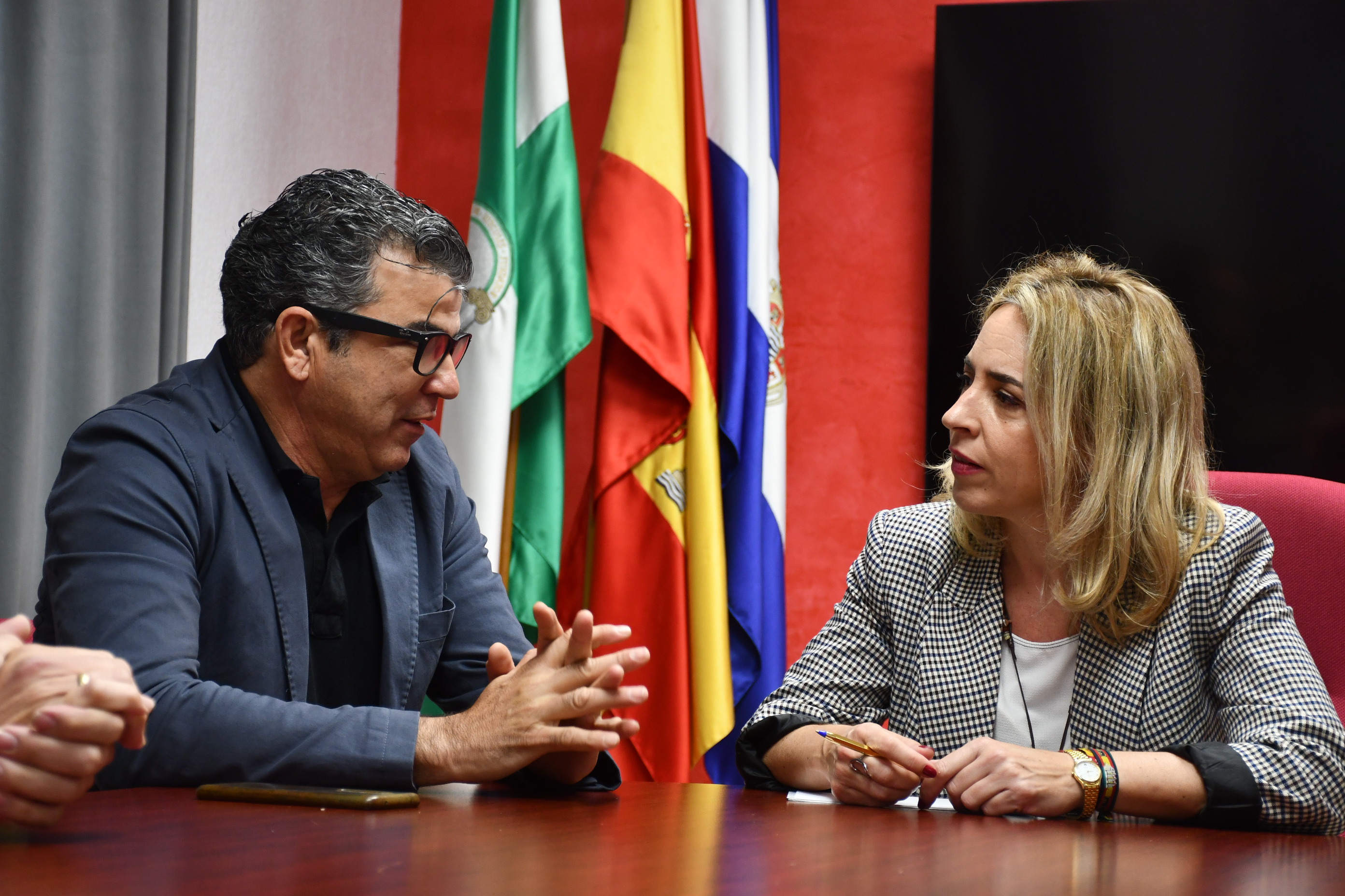 Almudena Martínez conversa con Javier Contreras