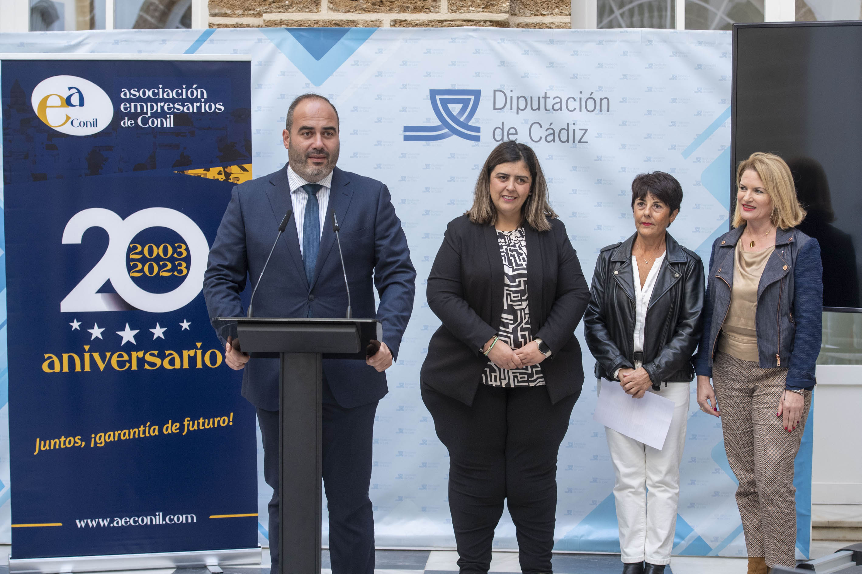 Antonio Aragón, en la presentación de la I Feria de Eventos de Conil