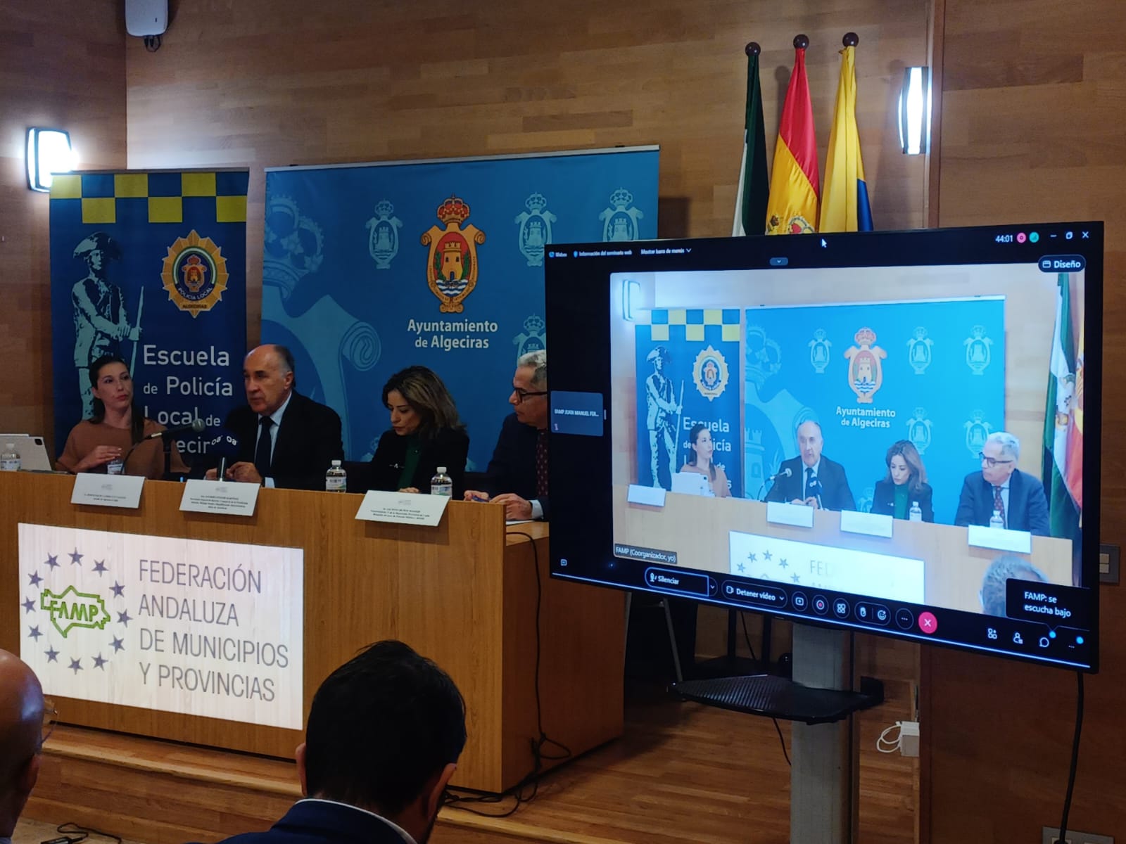 Inauguración de la jornada de la FAMP en Algeciras