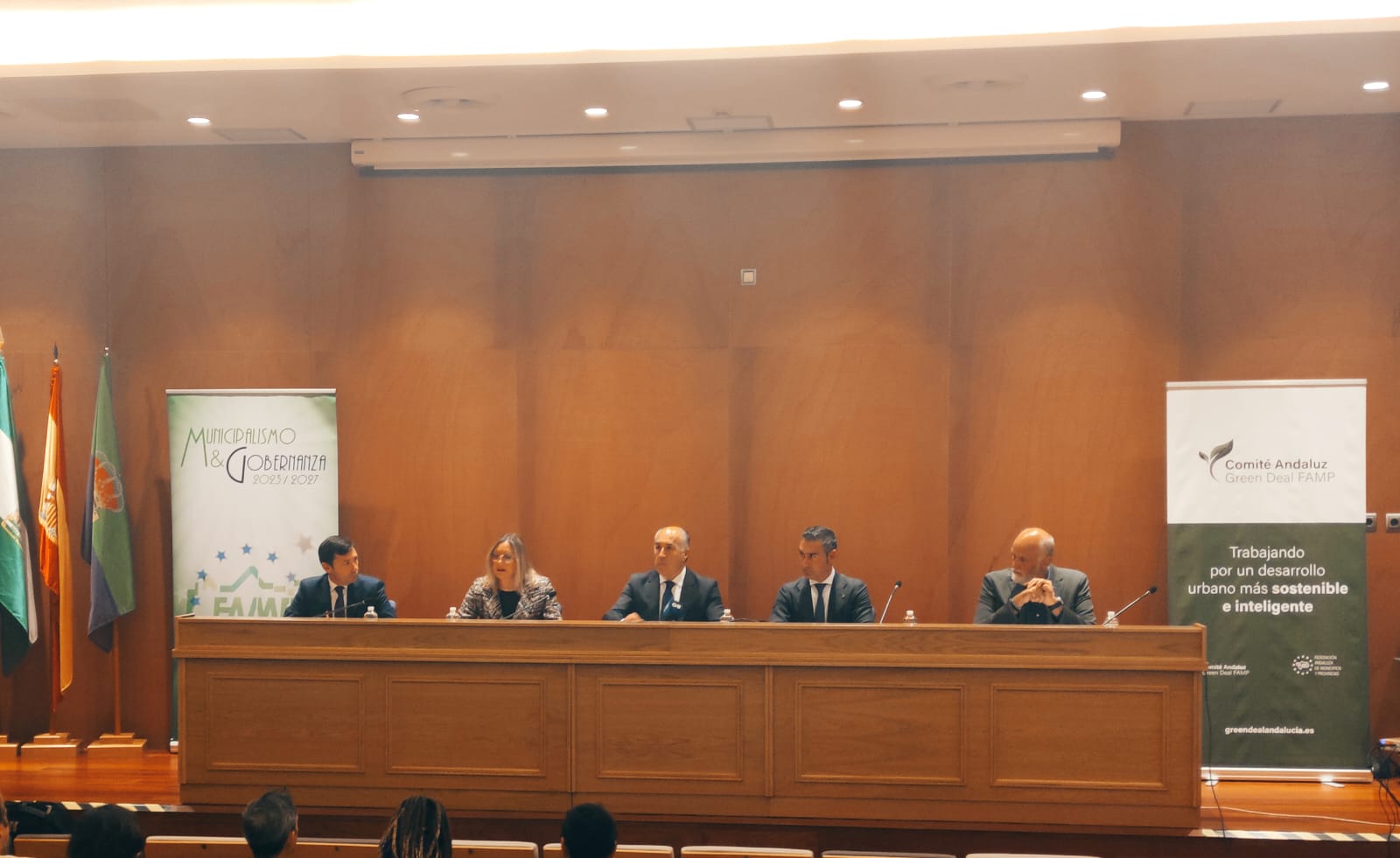 Inauguración de la jornada de la FAMP sobre sostenibilidad ambiental
