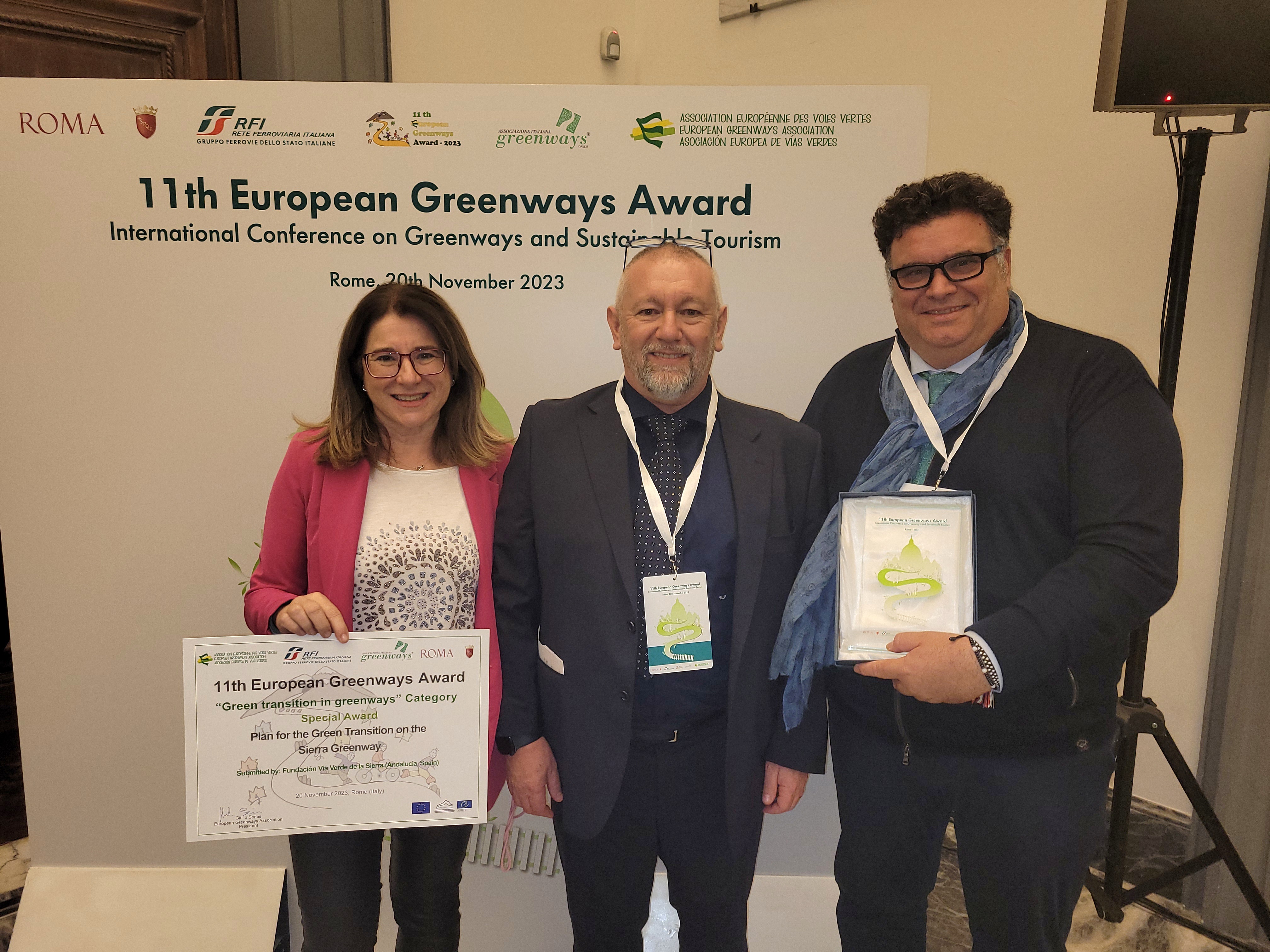 Vía Verde de la Sierra, premio europeo Transición Verde Vía Verde de la Sierra, premio europeo Transición Verde