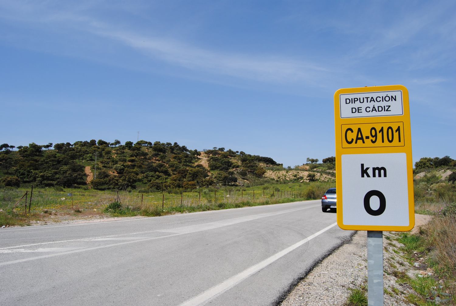 carretera de Diputacion en Olvera