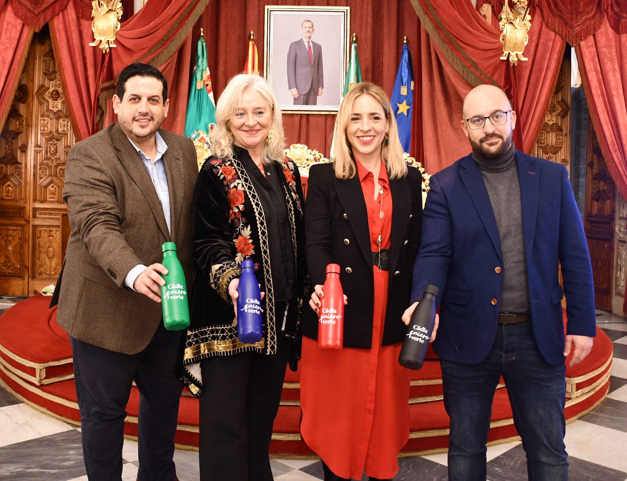 Jorge Vázquez, Mercedes Colombo, Almudena Martínez y Germán Beardo