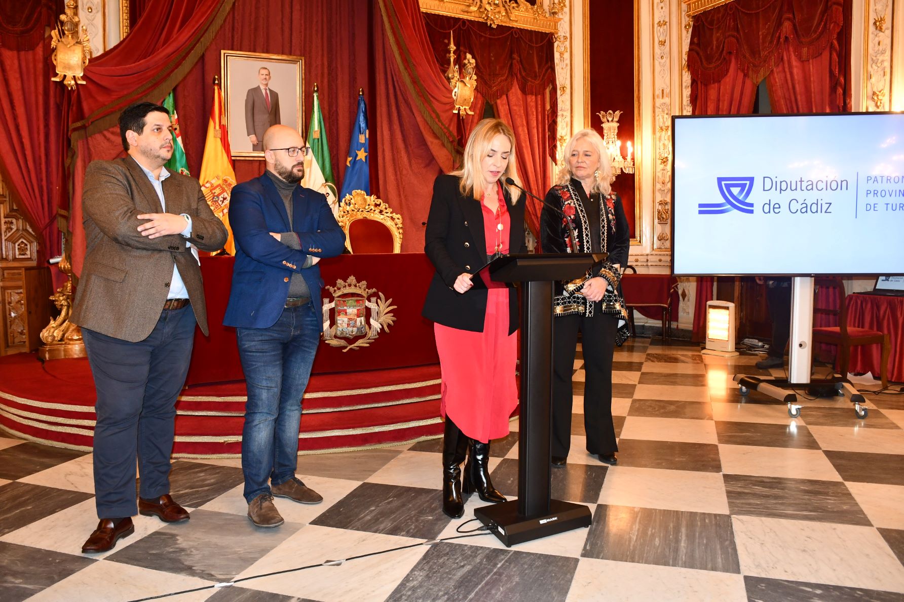 Un momento del acto de presentación de Fitur Un momento del acto de presentación de Fitur