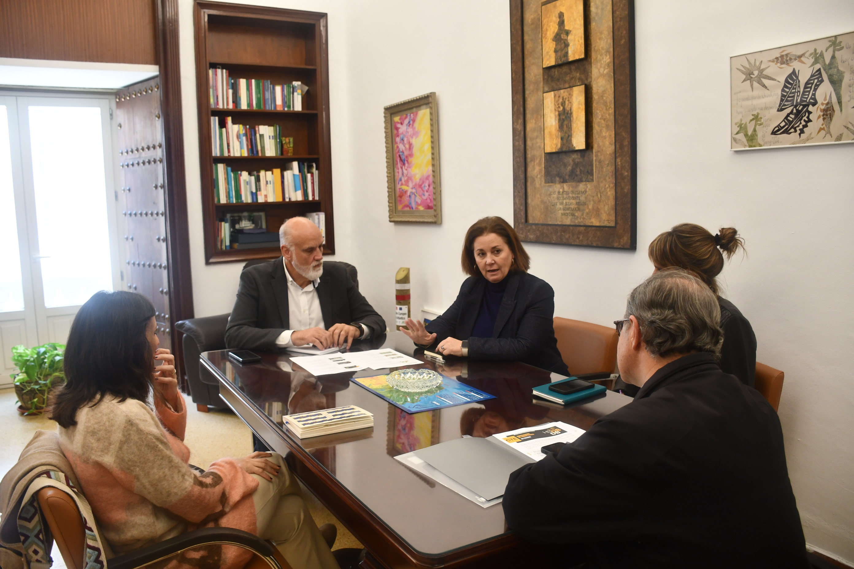 Reunión de Javier Vidal con el Colegio de Arquitectos de Cádiz