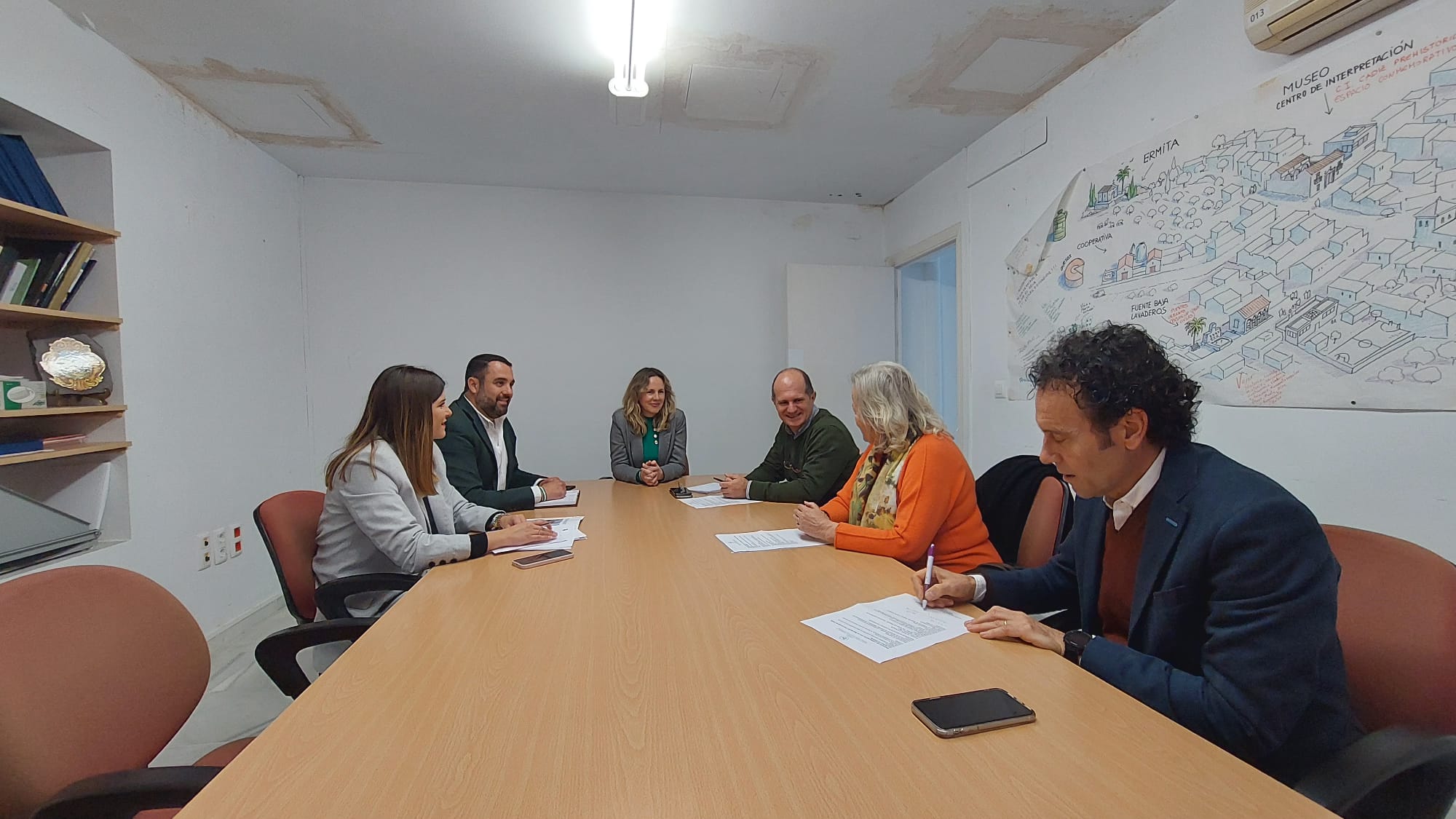 Reunión charlas a la fresquita